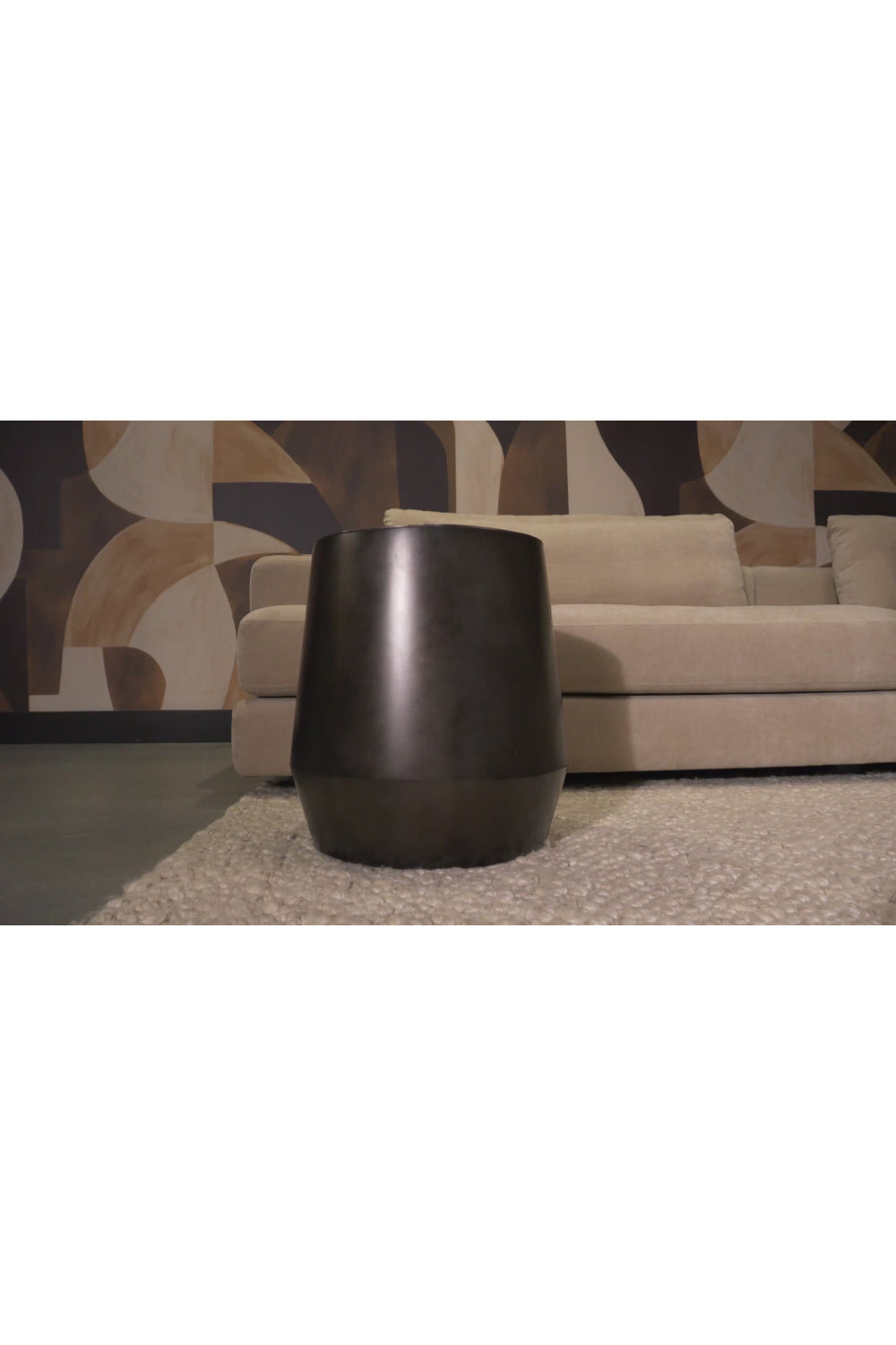 Modern European furniture - Etched Aluminum End Table - www.oroa.com | Oroa.com