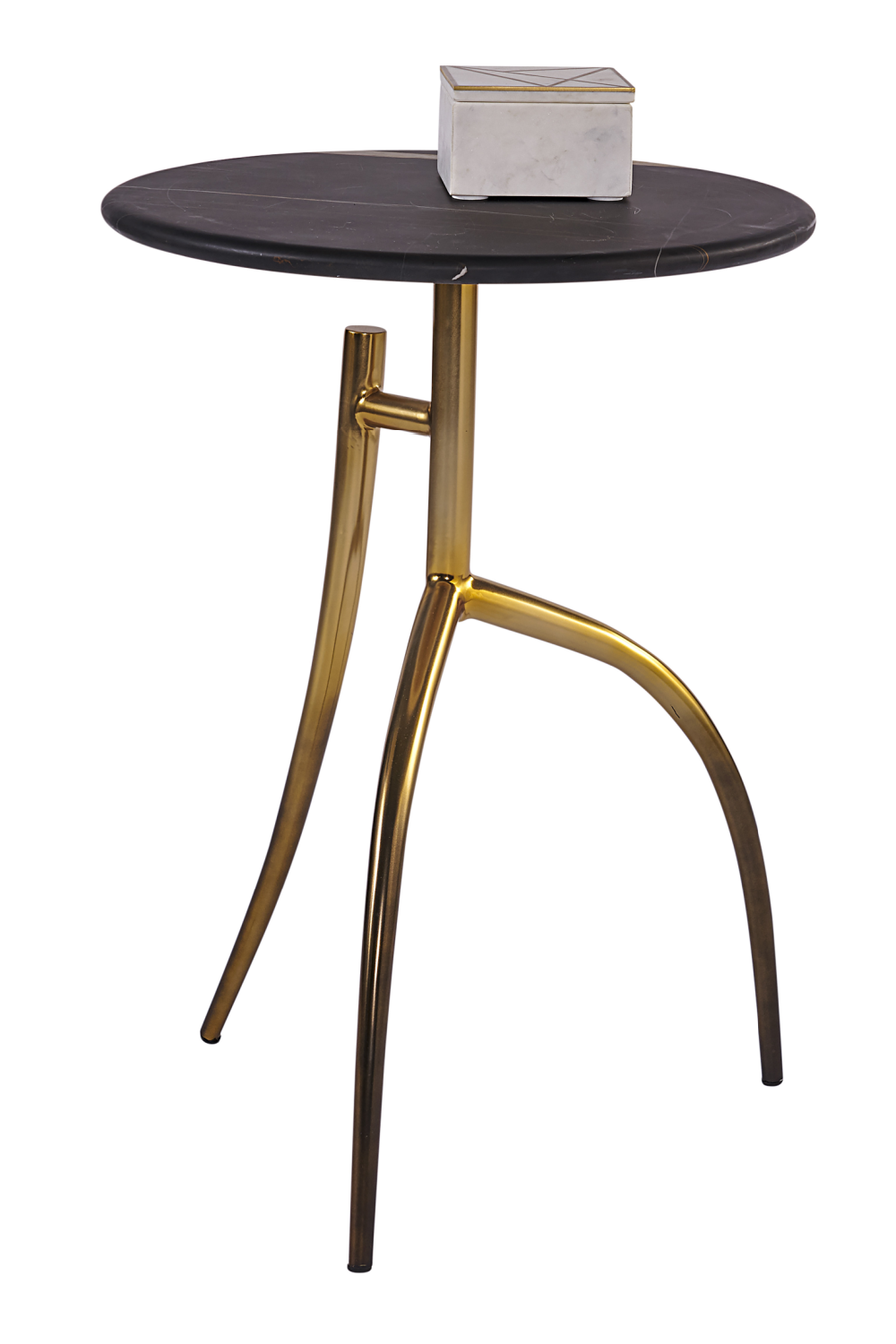 Modern European furniture - Black Marble End Table - www.oroa.com | Oroa.com