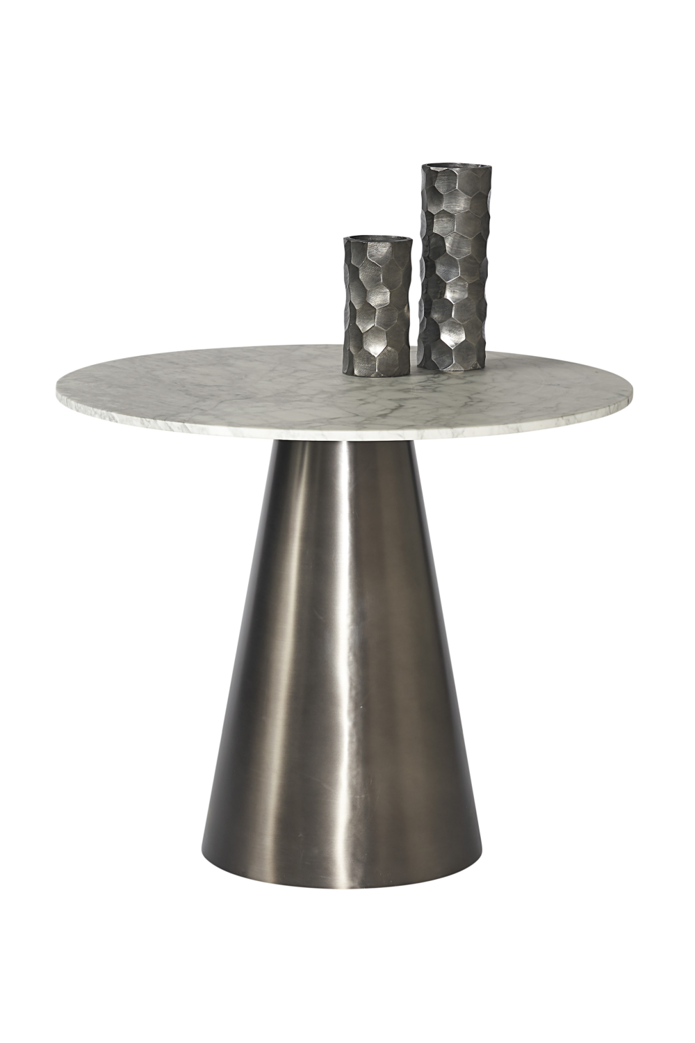 Modern European furniture - Carrara Marble Round Bistro Table - www.oroa.com | Oroa.com
