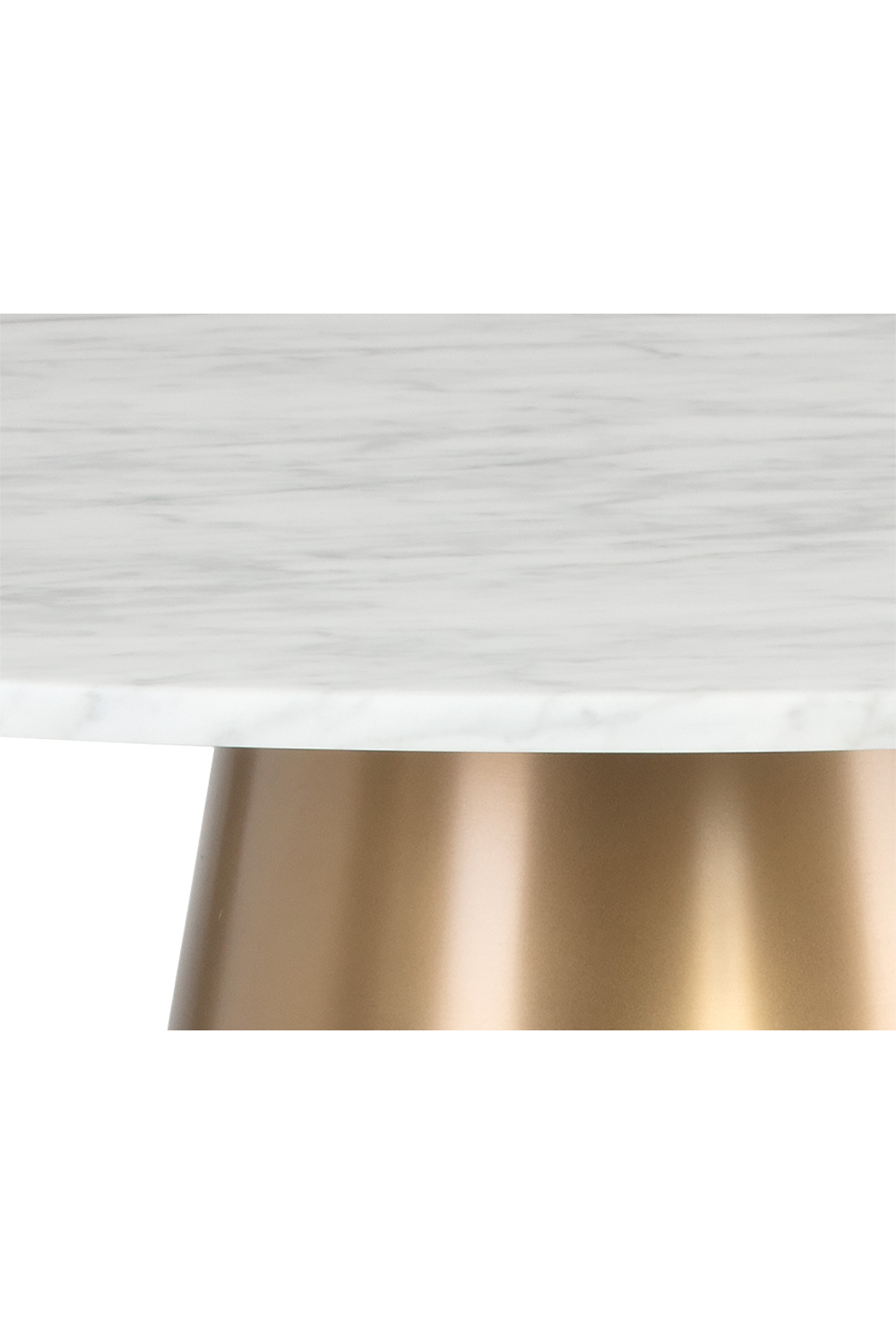 Modern European furniture - Carrara Marble Round Bistro Table - www.oroa.com | Oroa.com