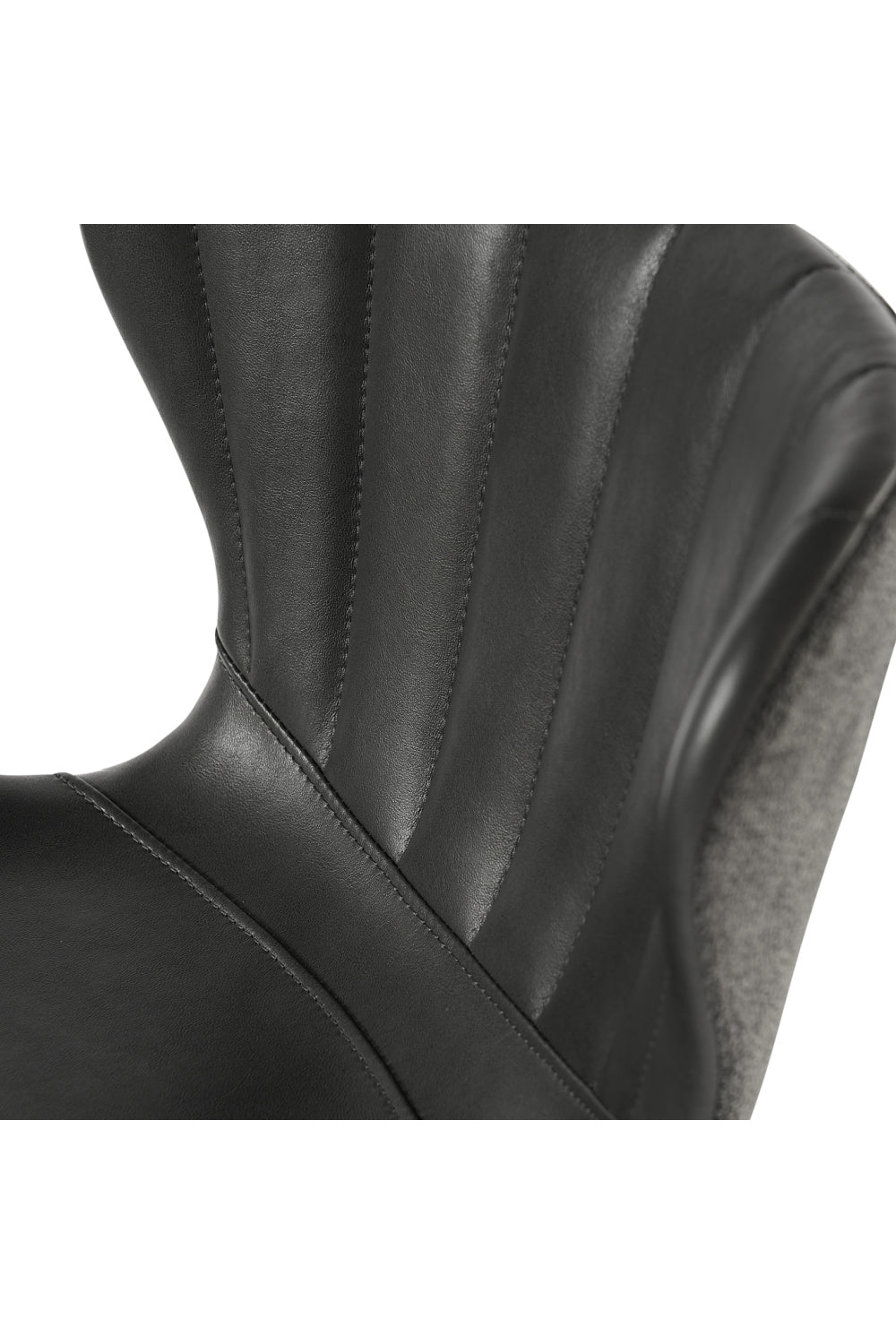 Modern European furniture - Clamshell Style Tufted Bar Stool - www.oroa.com | Oroa.com