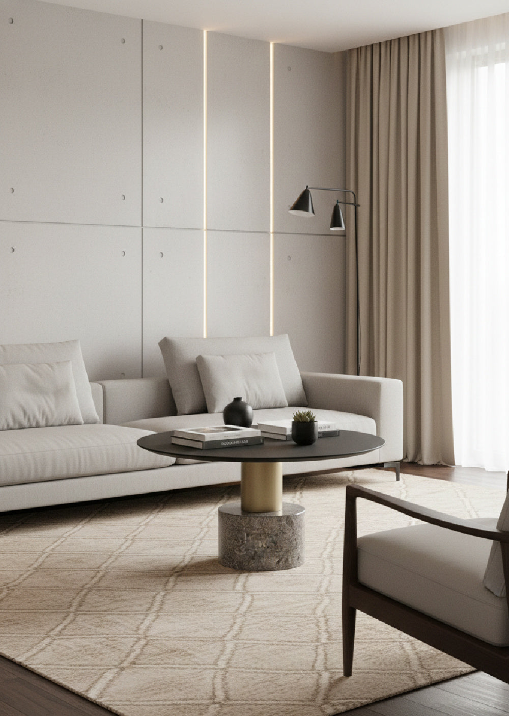 Modern European furniture - Black Oak Top Coffee Table - www.oroa.com | Oroa.com