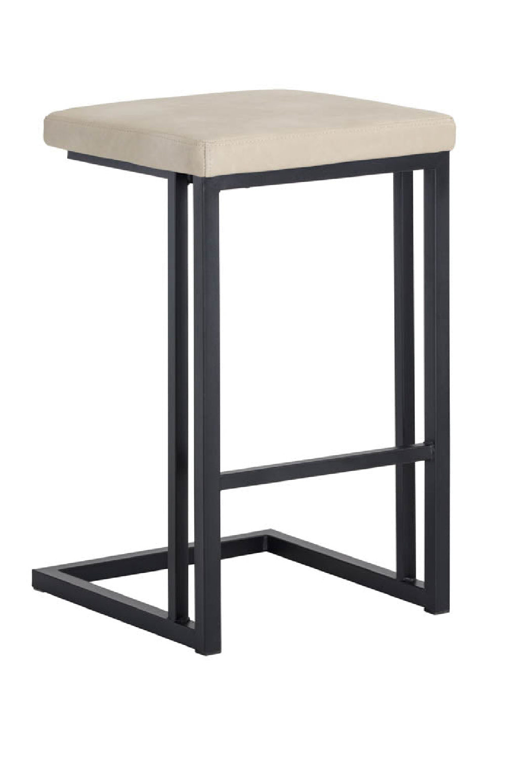Modern European furniture - Leather-Look Backless Counter Stools (2) - www.oroa.com | Oroa.com