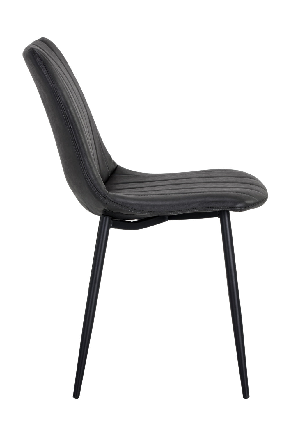 Modern European furniture - Channel-Tufted Dining Chairs (2) - www.oroa.com | Oroa.com