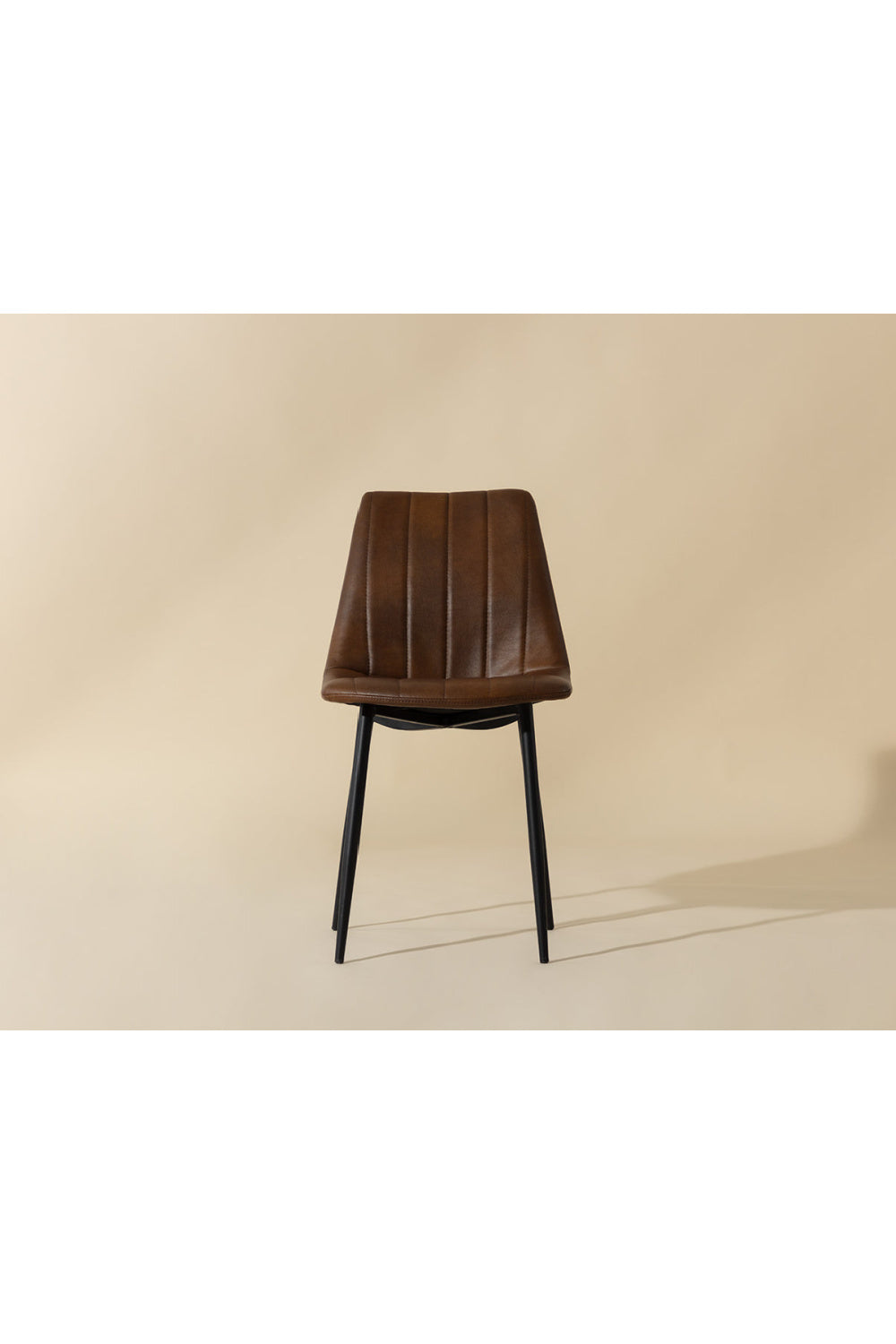 Modern European furniture - Channel-Tufted Dining Chairs (2) - www.oroa.com | Oroa.com