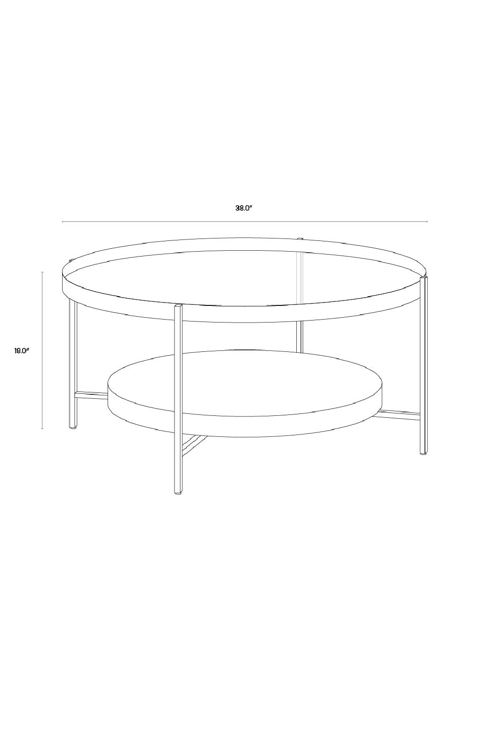 Modern European furniture - Black Glass Coffee Table - www.oroa.com | Oroa.com