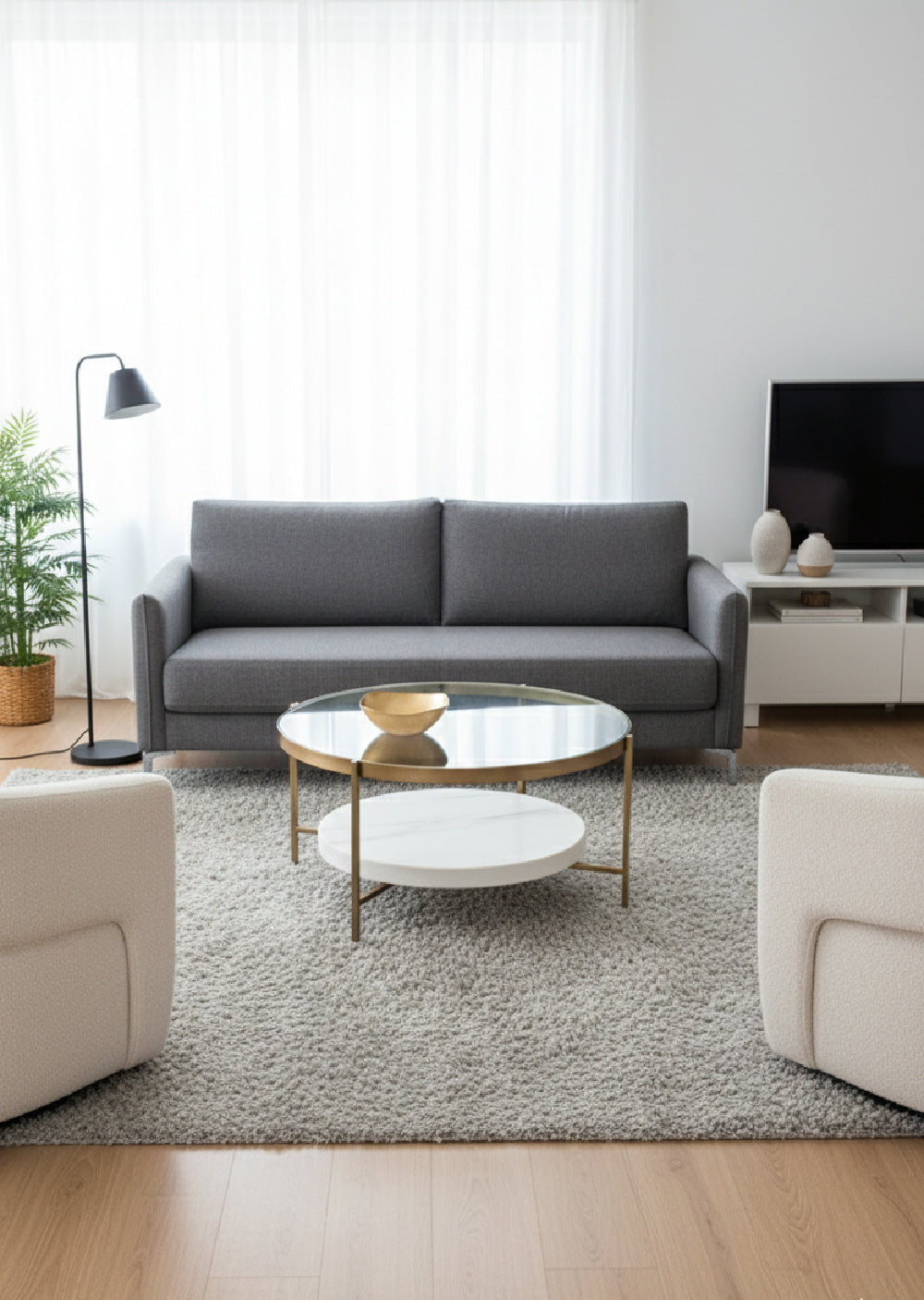 Modern European furniture - Black Glass Coffee Table - www.oroa.com | Oroa.com