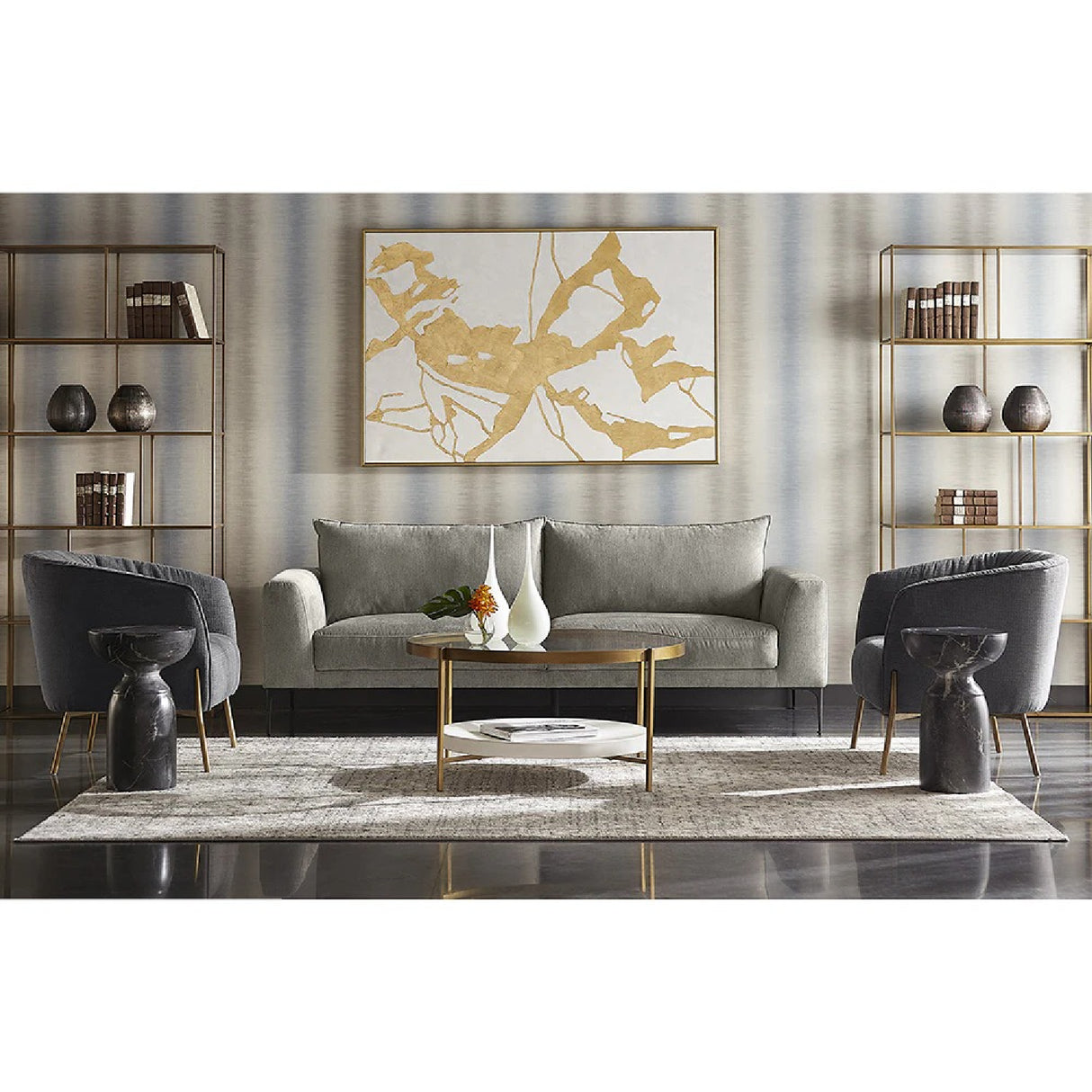 Modern European furniture - Black Glass Coffee Table - www.oroa.com | Oroa.com