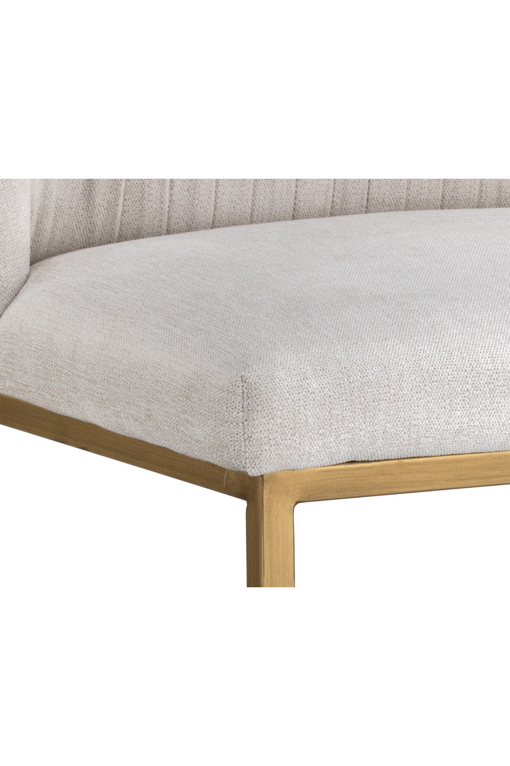 Modern European furniture - Ruched-Back Fabric Counter Stool - www.oroa.com | Oroa.com