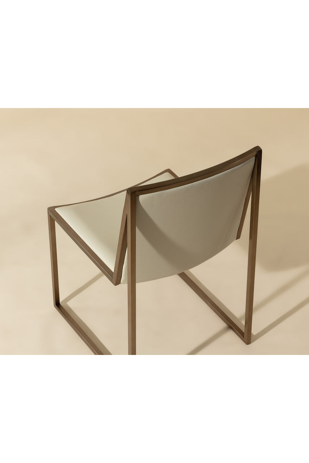 Modern European furniture - Cream Leather Look Dining Chairs (2) - www.oroa.com | Oroa.com