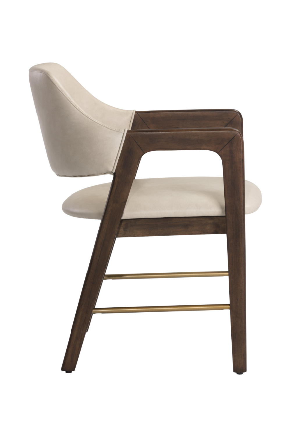 Modern European furniture - Smoked Acacia Frame Dining Chair - www.oroa.com | Oroa.com