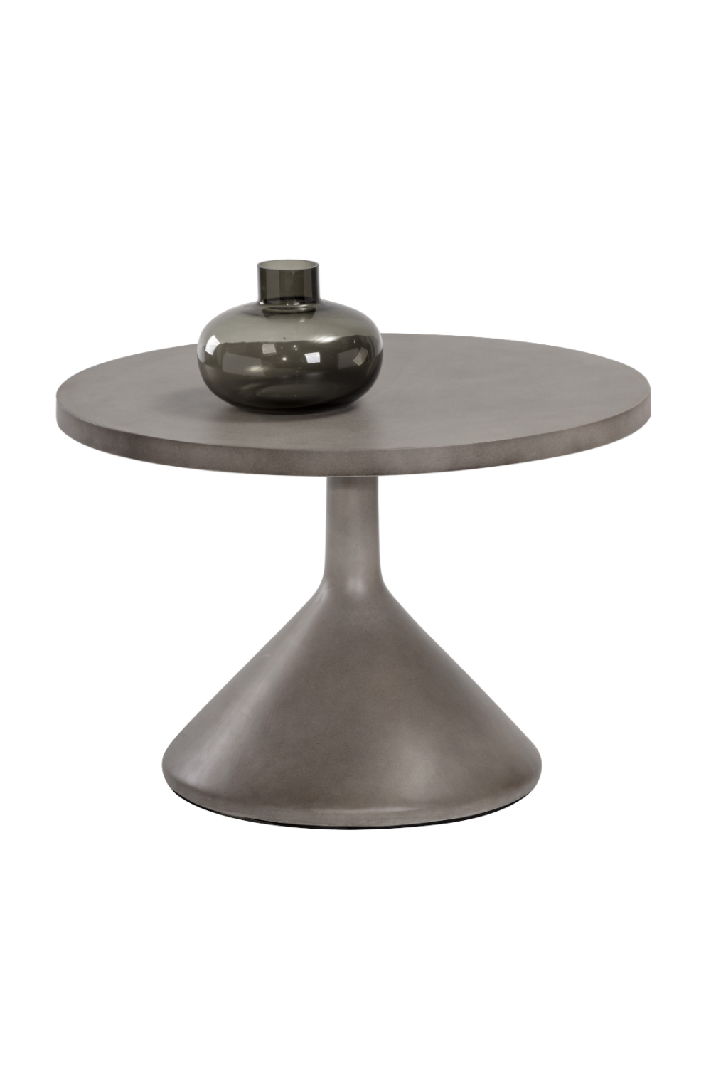 Modern European furniture - Concrete Pedestal Indoor/Outdoor Coffee Table - www.oroa.com | Oroa.com