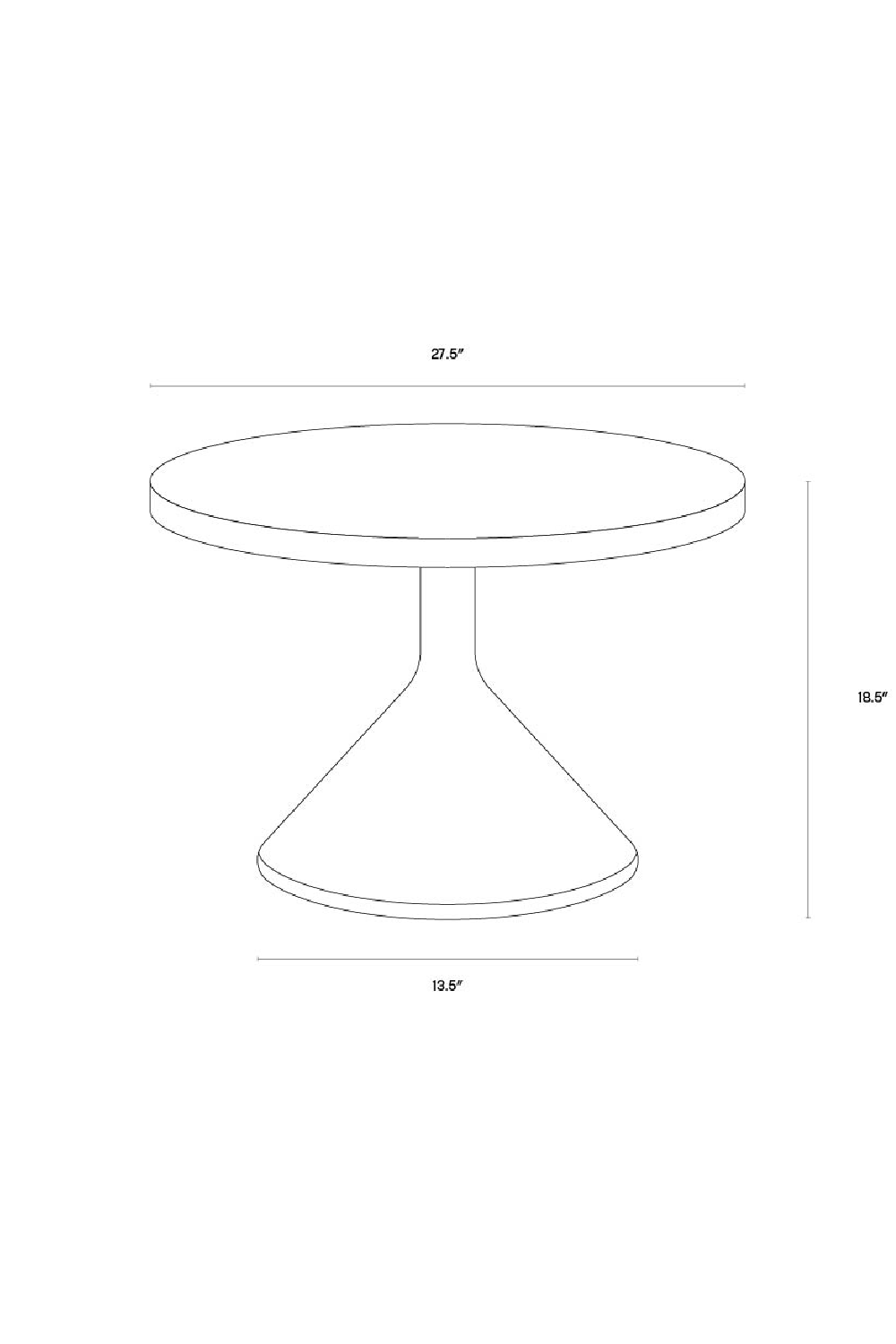 Modern European furniture - Concrete Pedestal Indoor/Outdoor Coffee Table - www.oroa.com | Oroa.com