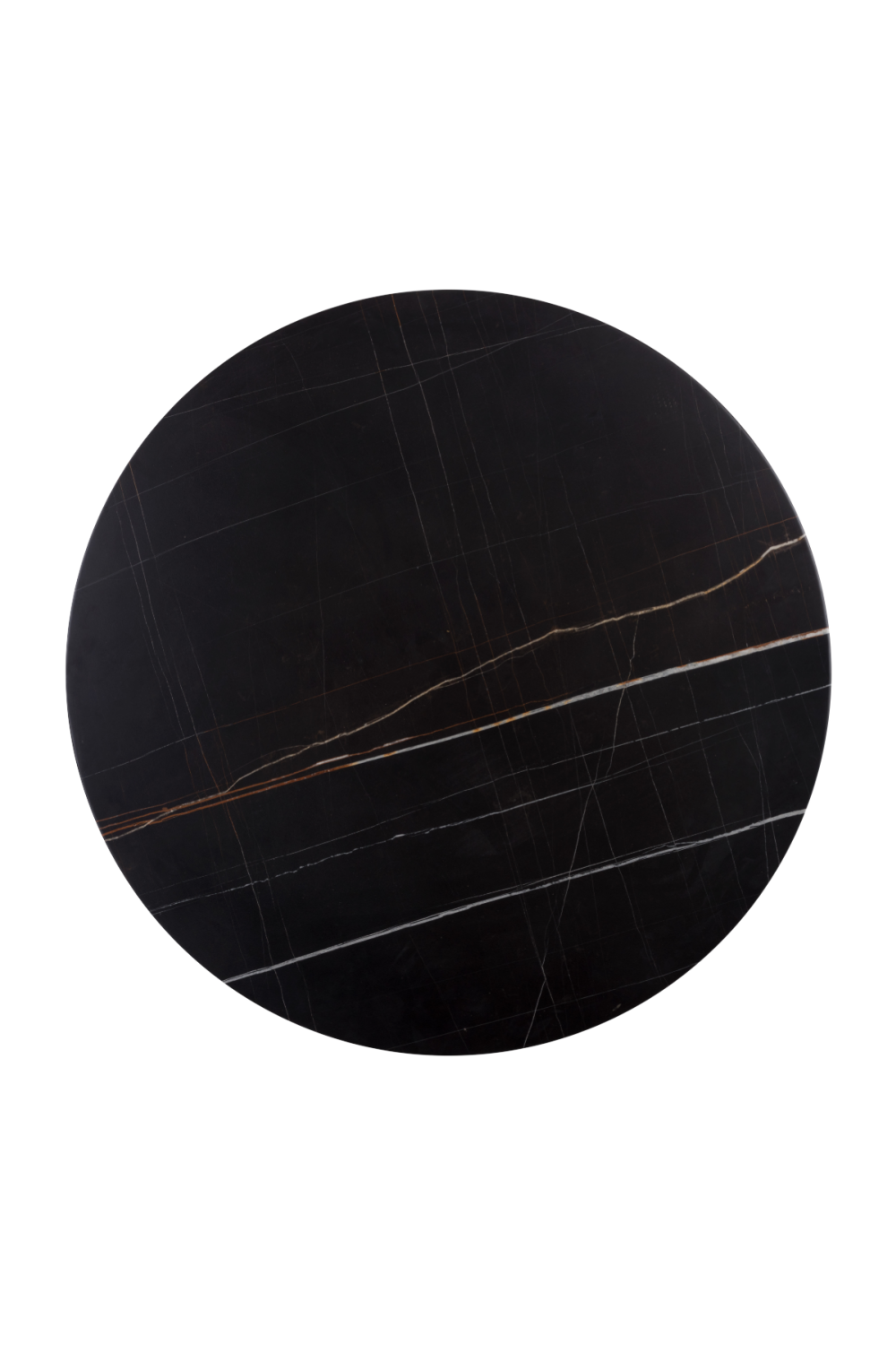 Modern European furniture - Round Black Marble Bistro Table - www.oroa.com | Oroa.com