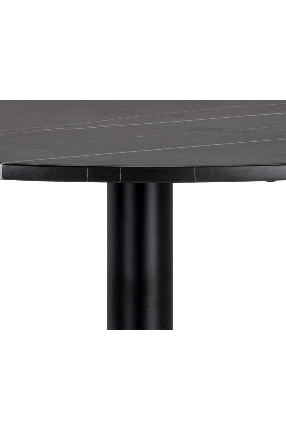 Modern European furniture - Round Black Marble Bistro Table - www.oroa.com | Oroa.com