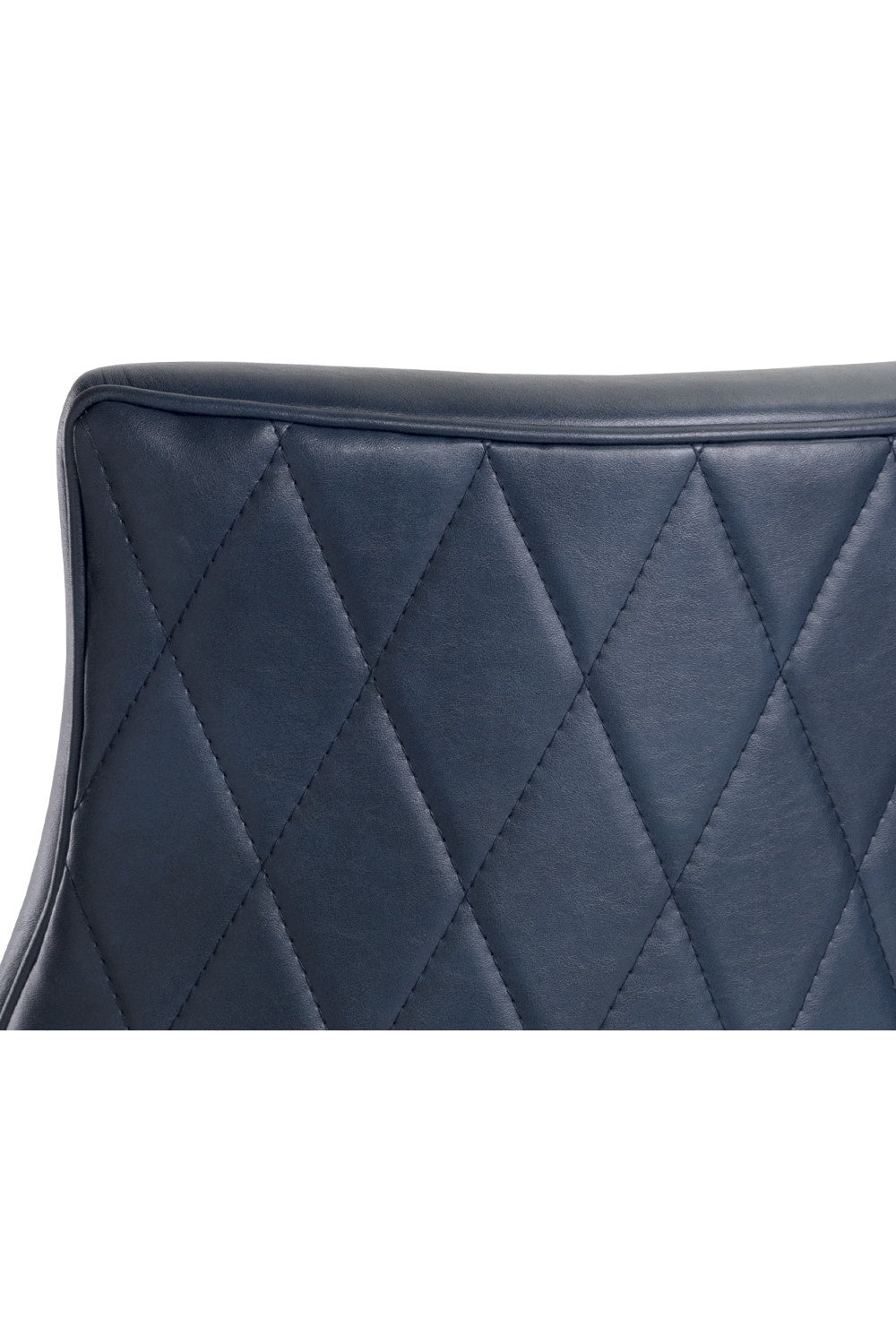 Modern European furniture - Bronze Cantilever Leather Dining Chairs (2) - www.oroa.com | Oroa.com