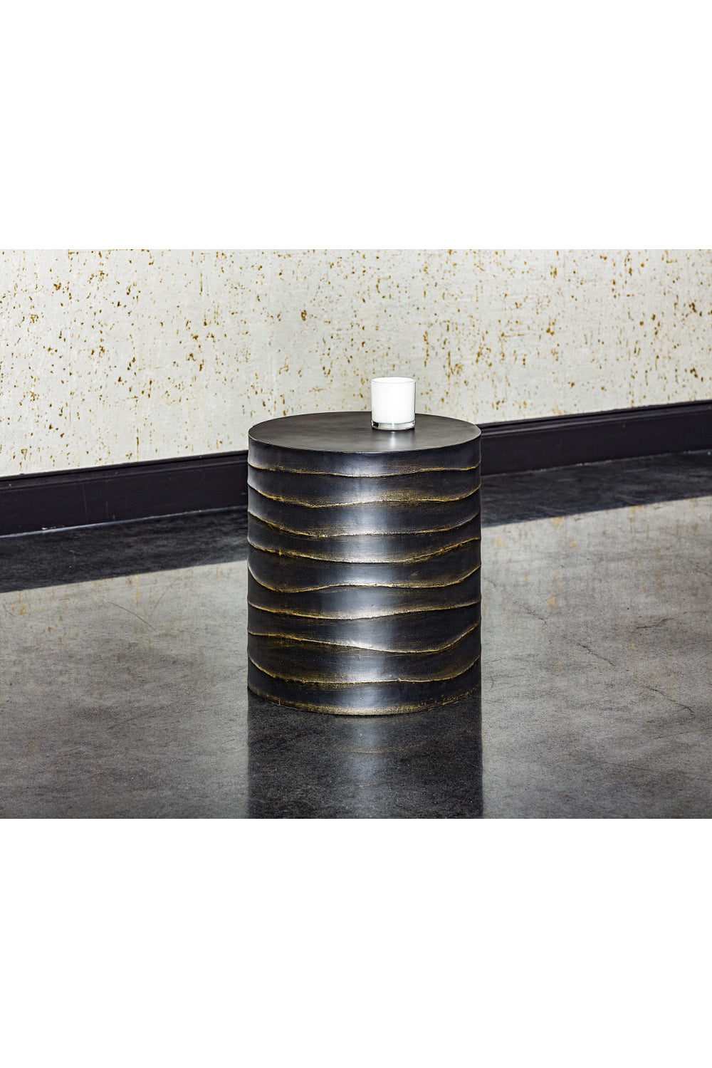 Modern European furniture - Black Cylindrical End Table - www.oroa.com | Oroa.com