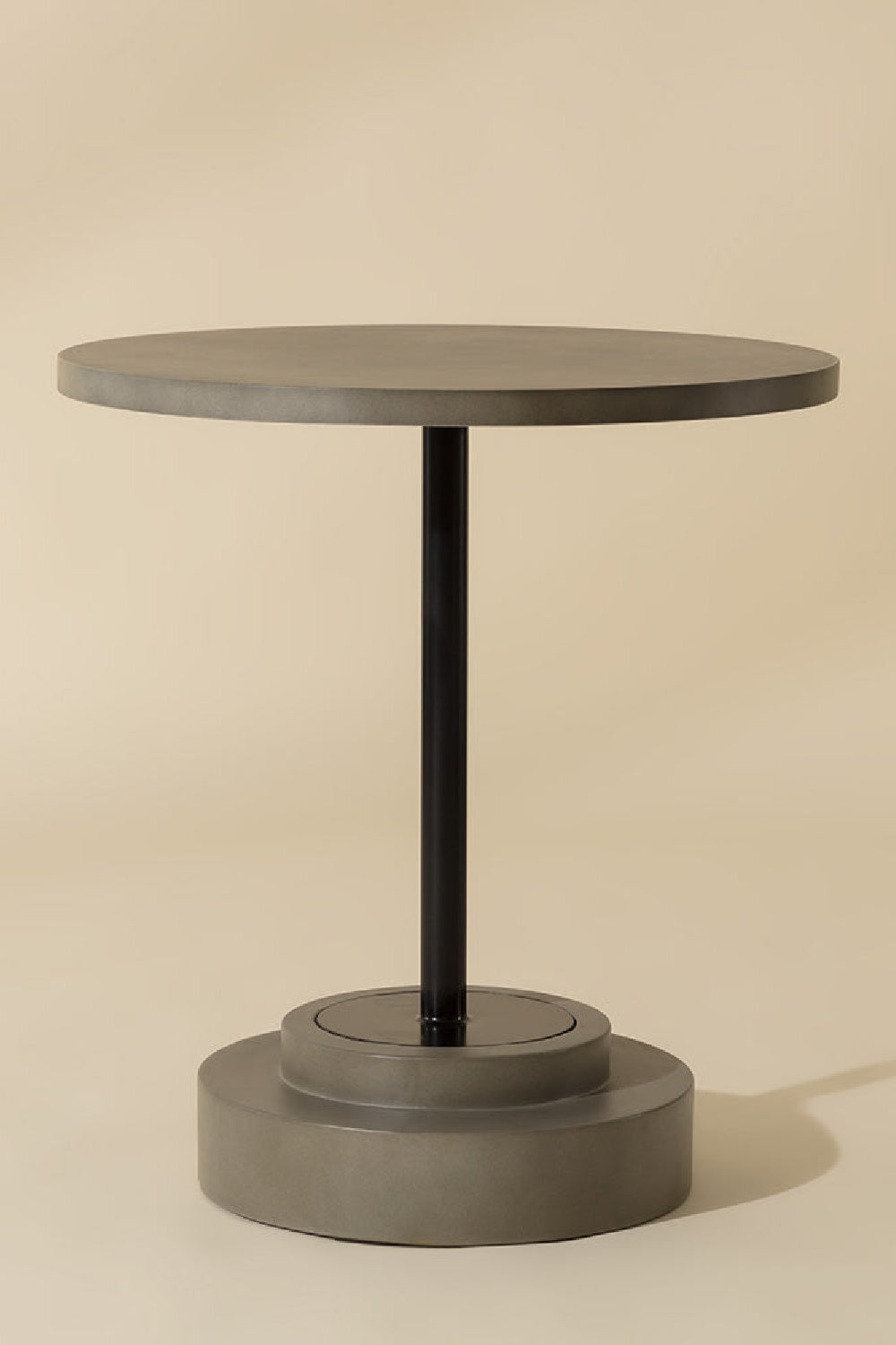 Modern European furniture - Round Indoor/Outdoor Concrete Bistro Table - www.oroa.com | Oroa.com