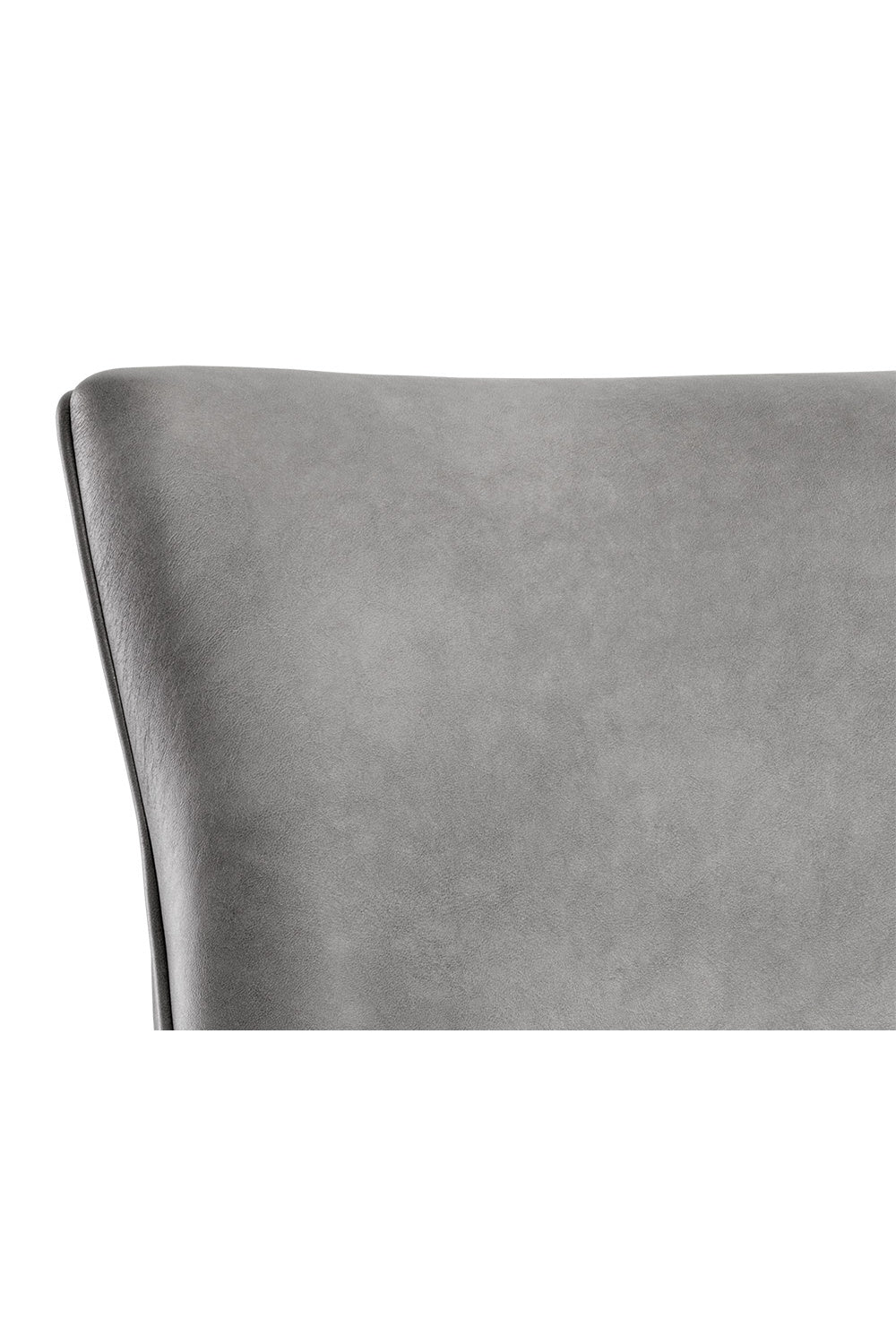 Modern European furniture - Bronze Cantilever Leather Dining Chairs (2) - www.oroa.com | Oroa.com