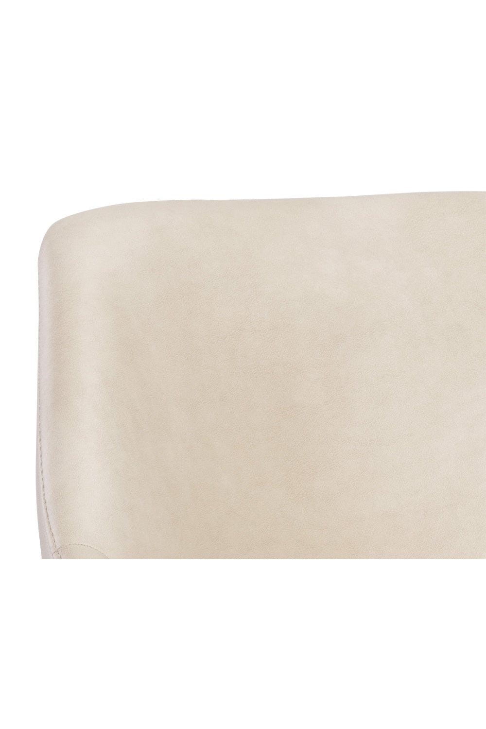 Modern European furniture - Cream Leather Look Counter Stool - www.oroa.com | Oroa.com