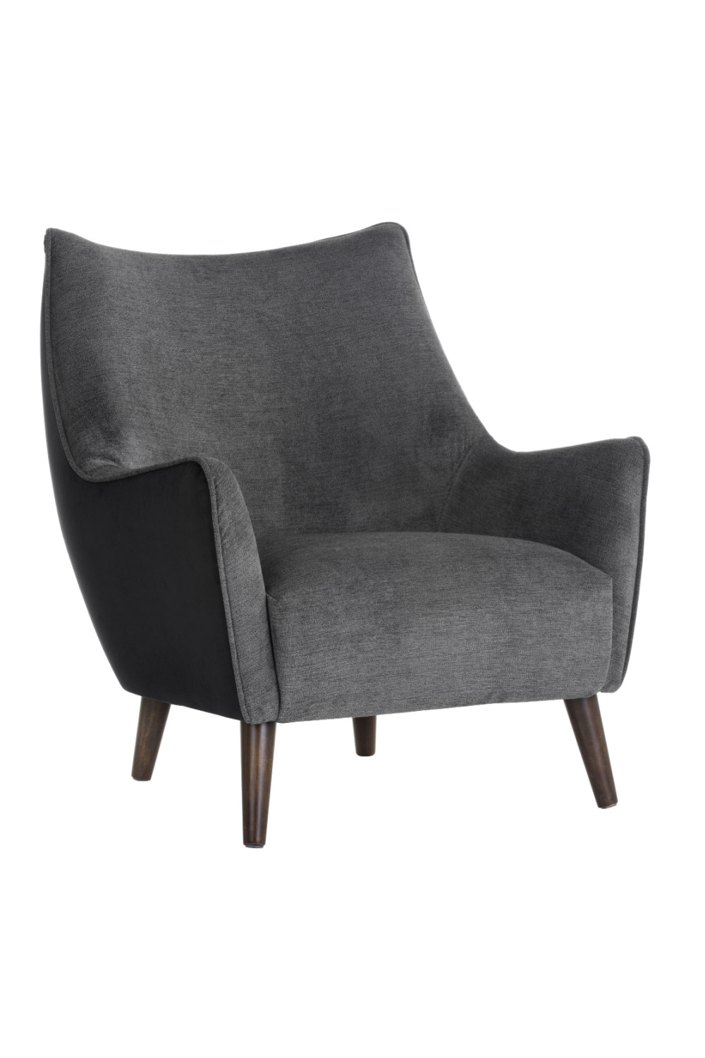 Modern European furniture - Mid-Century Gray Lounge Chair - www.oroa.com | Oroa.com