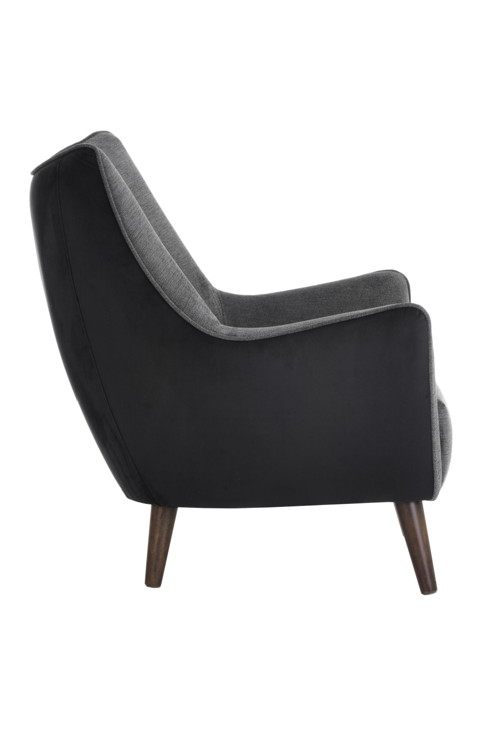 Modern European furniture - Mid-Century Gray Lounge Chair - www.oroa.com | Oroa.com