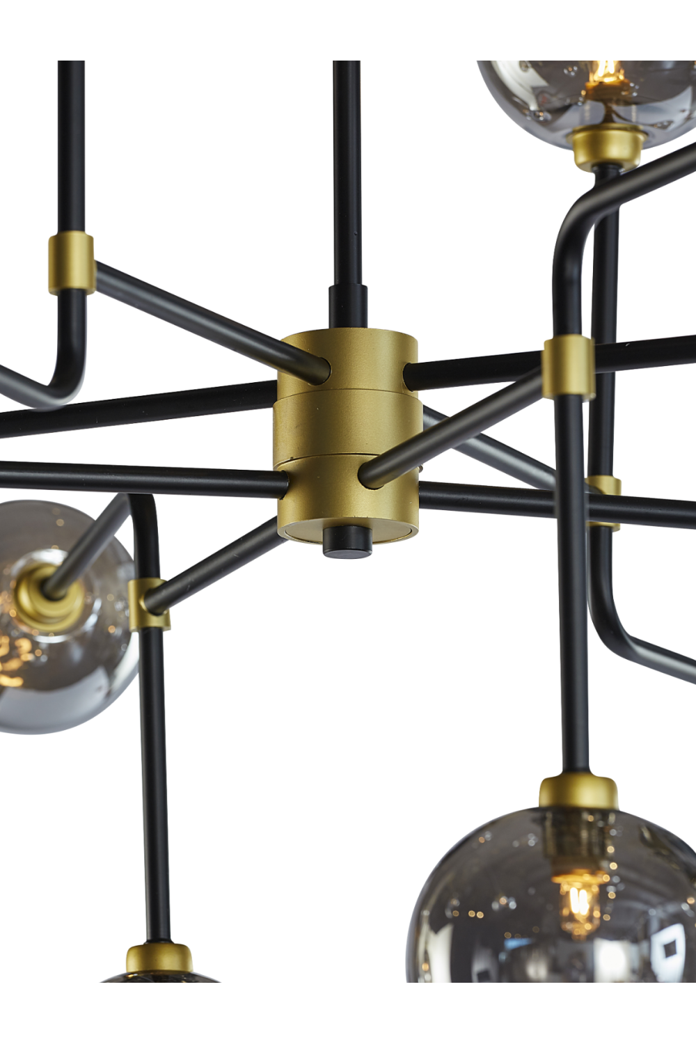 Modern European furniture - Gray Glass Spheres Chandelier L - www.oroa.com | Oroa.com
