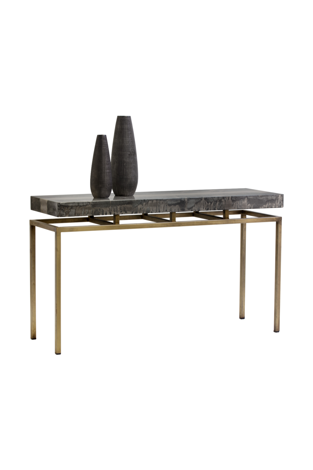 Modern European furniture - Gray Iron Console Table - www.oroa.com | Oroa.com