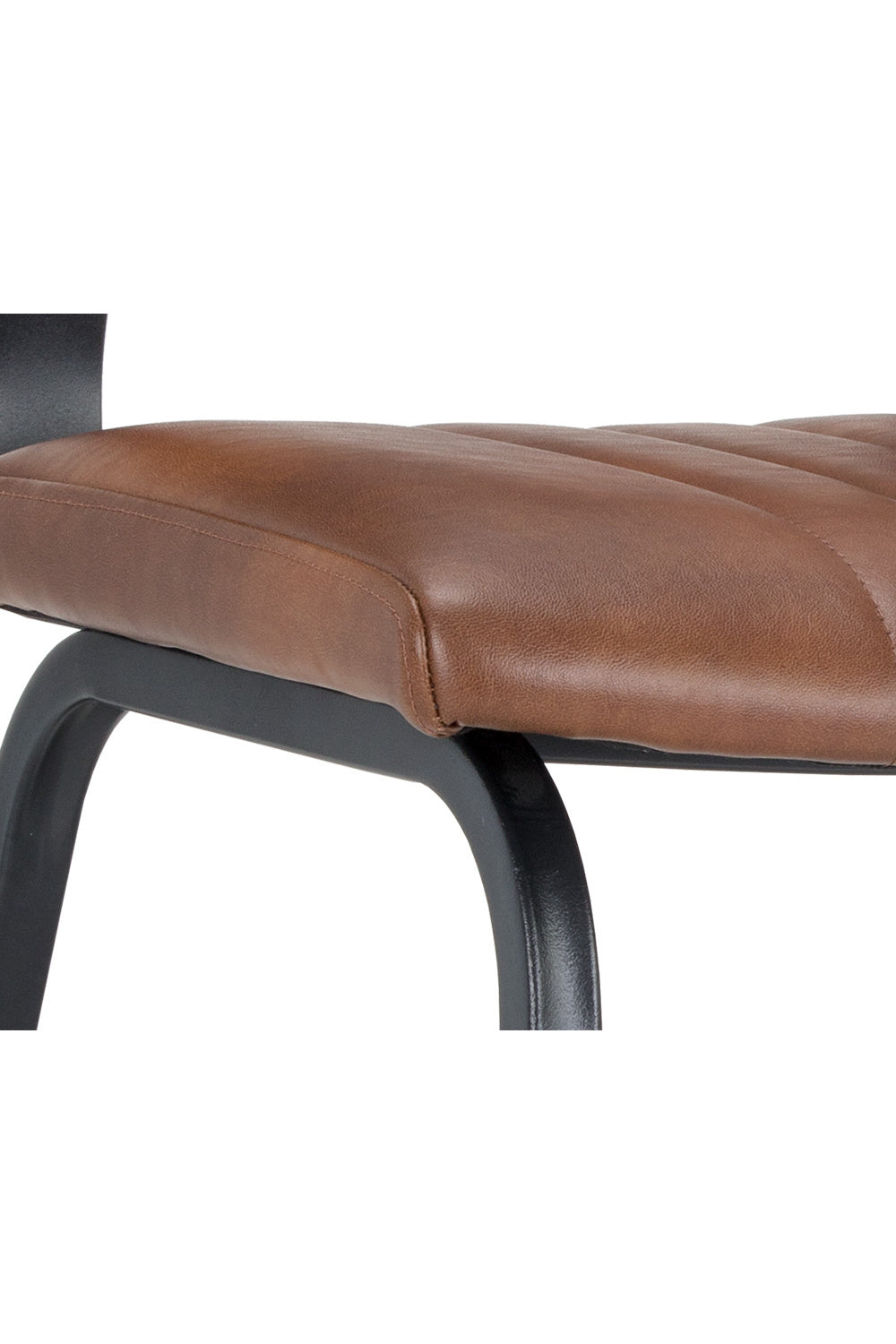 Modern European furniture - Leather Look Industrial Dining Chairs (2) - www.oroa.com | Oroa.com