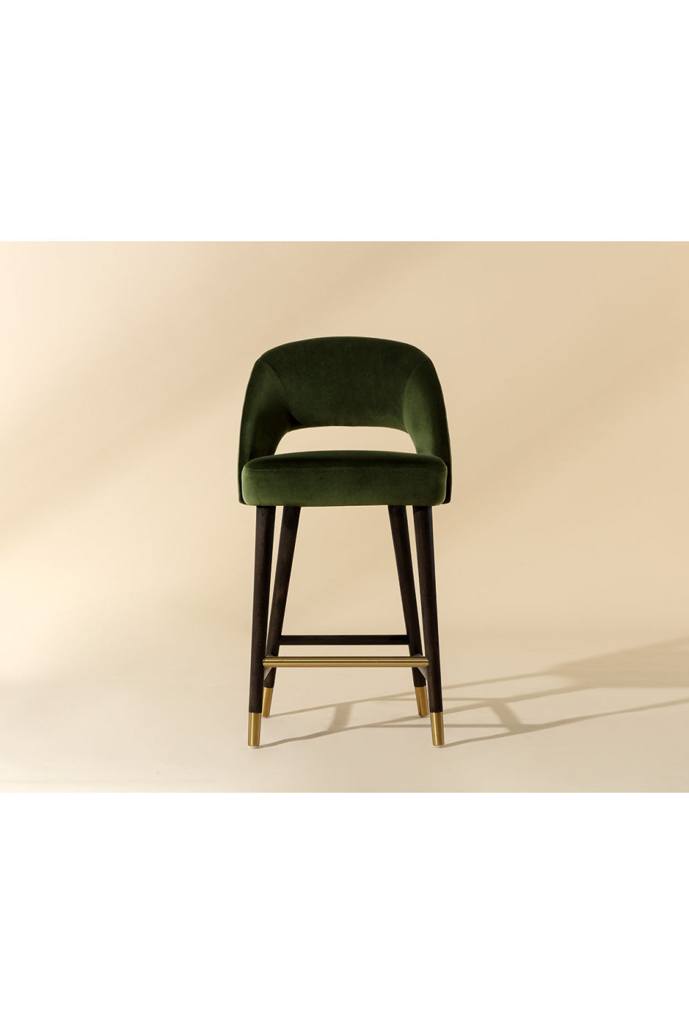 Modern European furniture - Green Cutout-Back Counter Stool - www.oroa.com | Oroa.com
