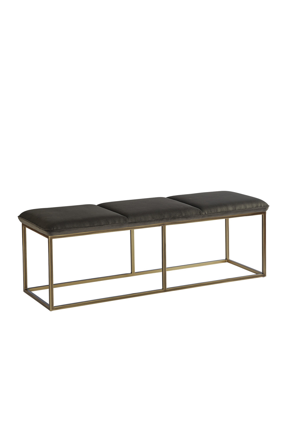 Modern European furniture - Rustic Bronze Frame Bench - www.oroa.com | Oroa.com
