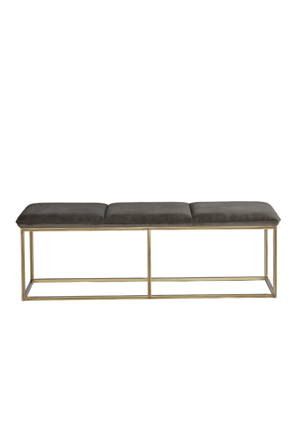 Modern European furniture - Rustic Bronze Frame Bench - www.oroa.com | Oroa.com