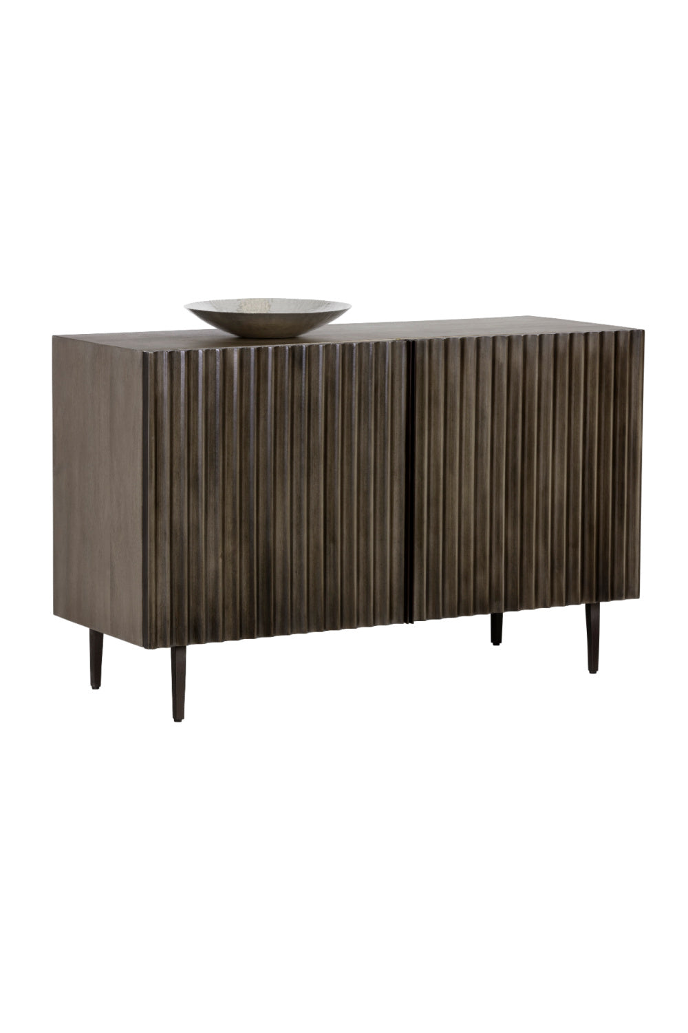 Modern European furniture - Taupe Fluted Wood Sideboard - www.oroa.com | Oroa.com