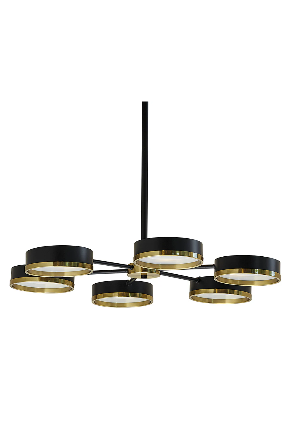 Modern European furniture - Black Round 6-Light Chandelier - www.oroa.com | Oroa.com