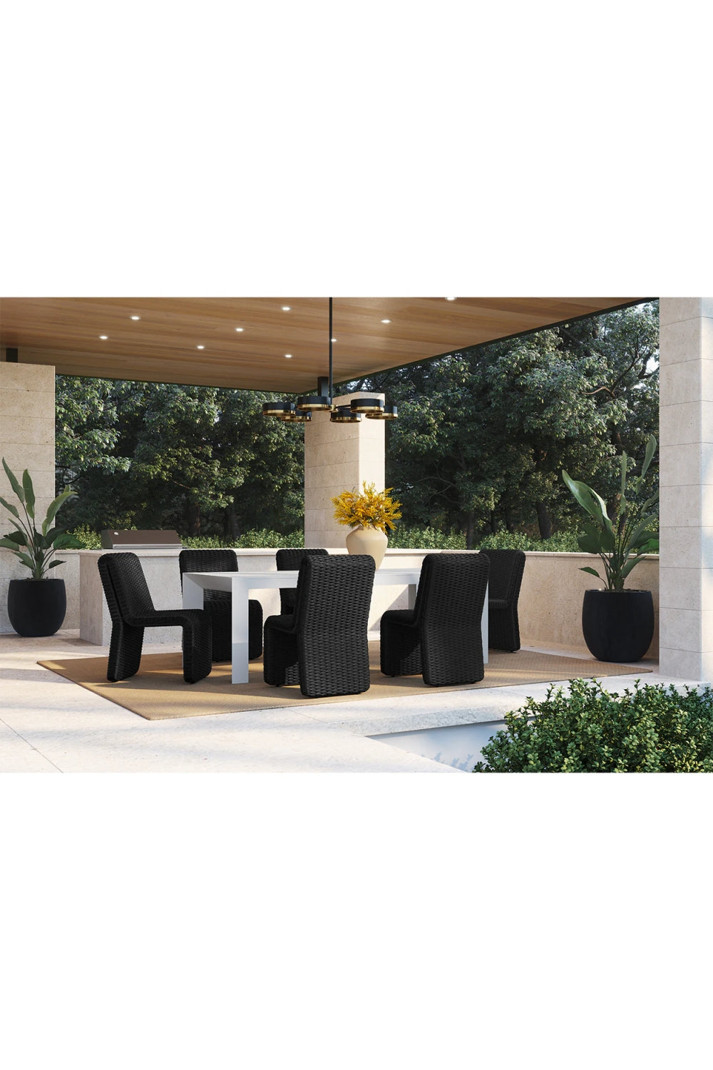 Modern European furniture - Black Round 6-Light Chandelier - www.oroa.com | Oroa.com