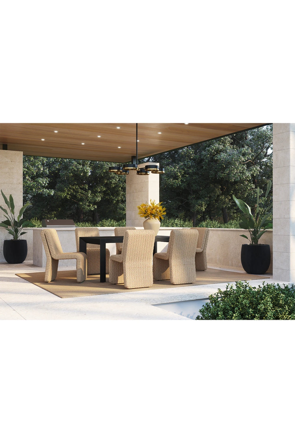 Modern European furniture - Black Round 6-Light Chandelier - www.oroa.com | Oroa.com
