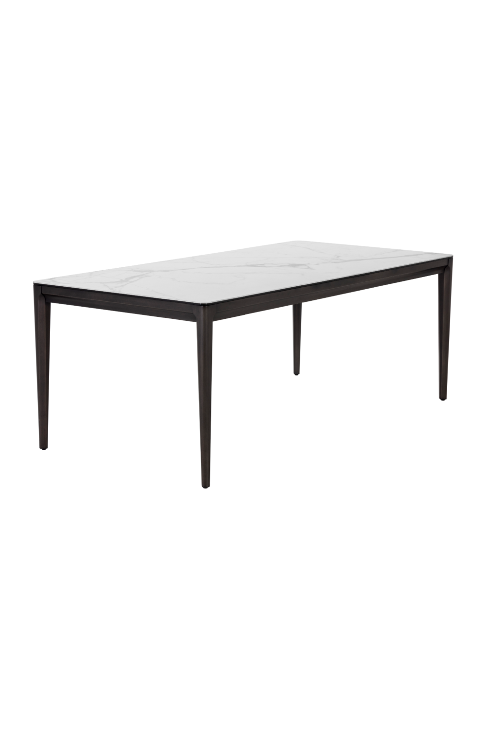 Modern European furniture - White Ceramic Dining Table - www.oroa.com | Oroa.com