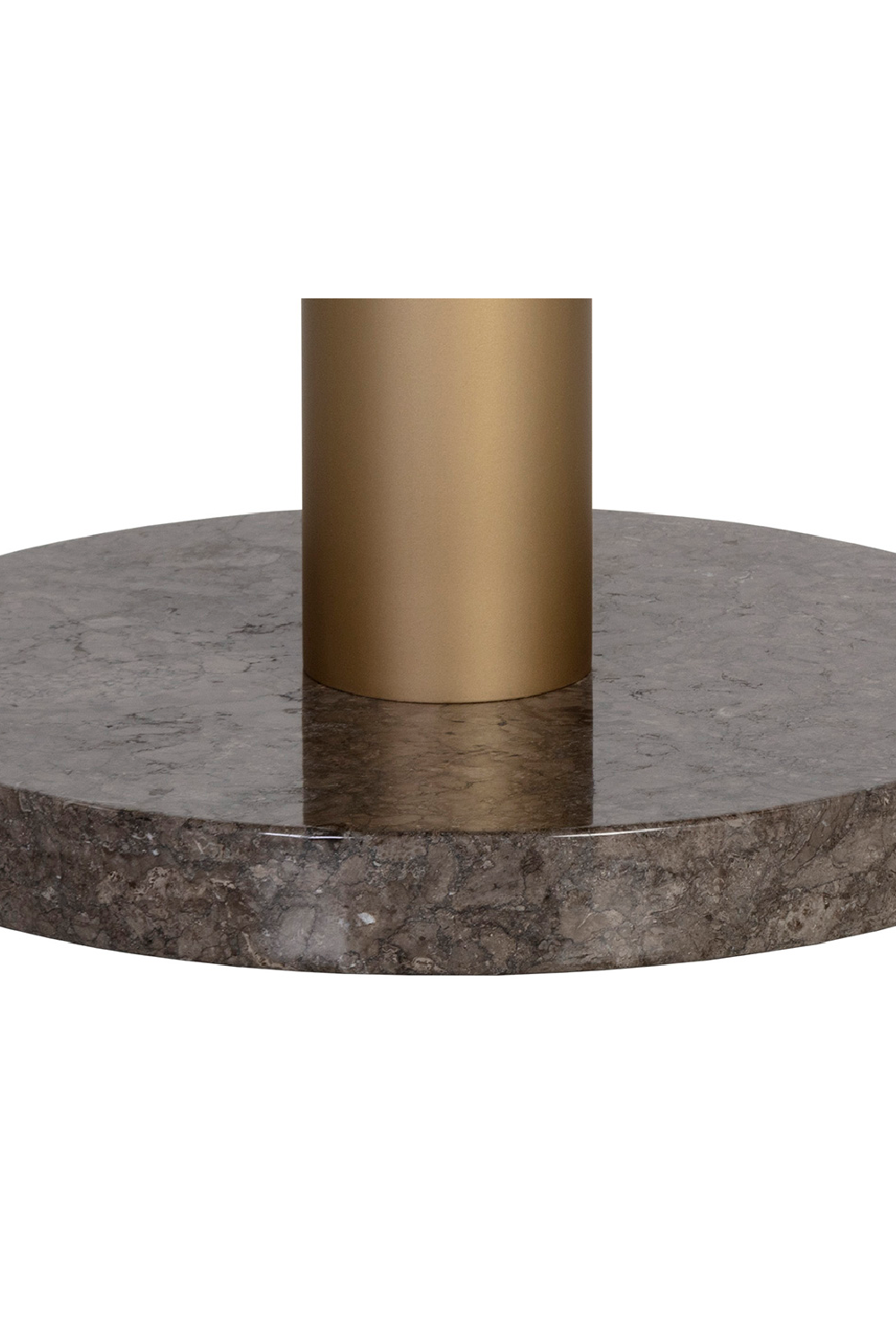 Modern European furniture Round Gray Marble Bistro Table - www.oroa.com | Oroa.com