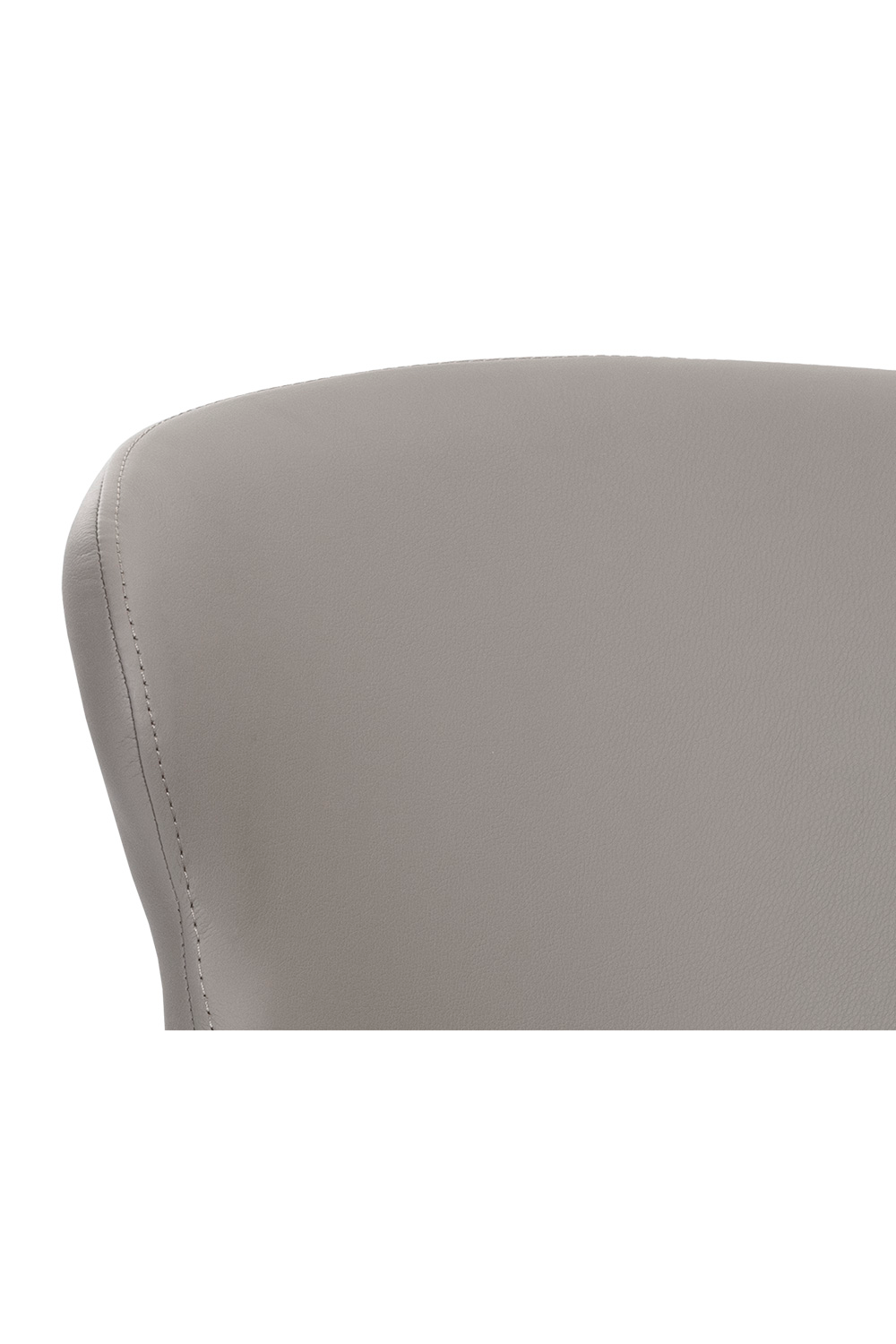 Modern European furniture - Taupe Leather Dining Chairs (2) - www.oroa.com | Oroa.com