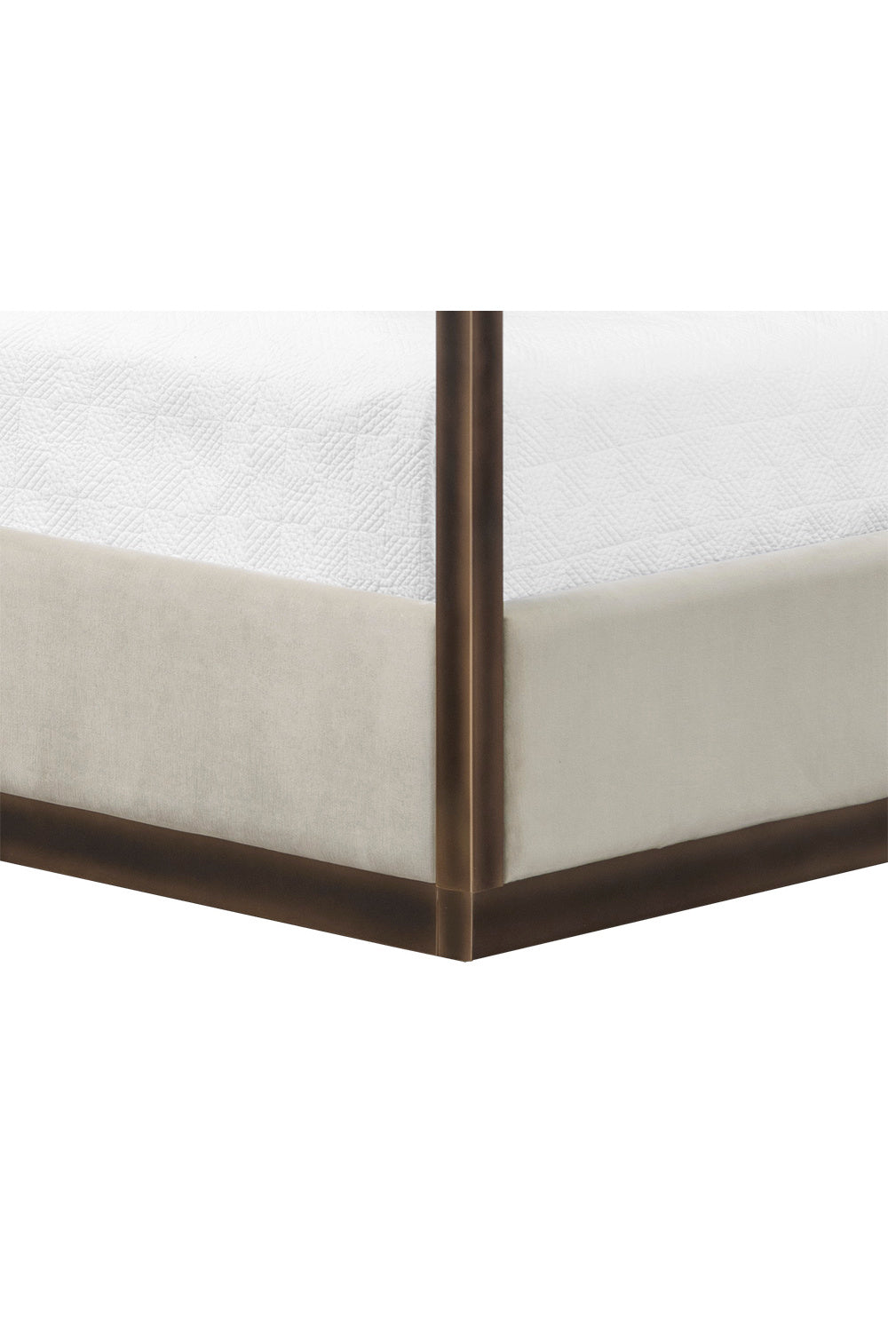 Modern European furniture - Bronze Framed Canopy King Bed - www.oroa.com | Oroa.com