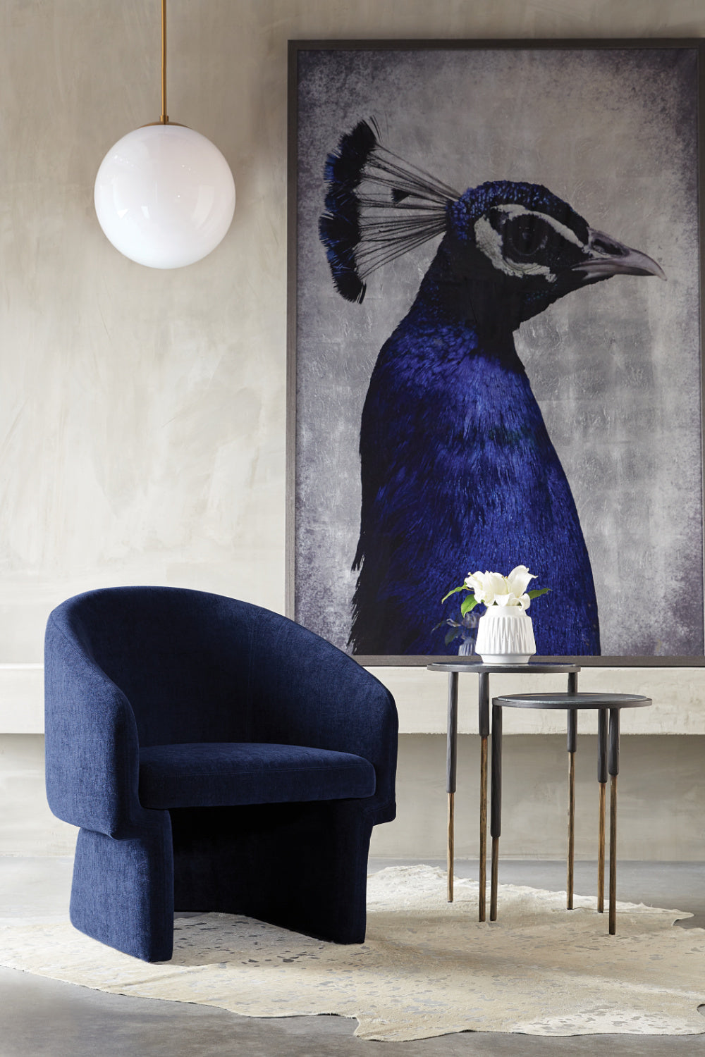 Modern European furniture - Black Marble Nesting End Tables (2) - www.oroa.com | Oroa.com