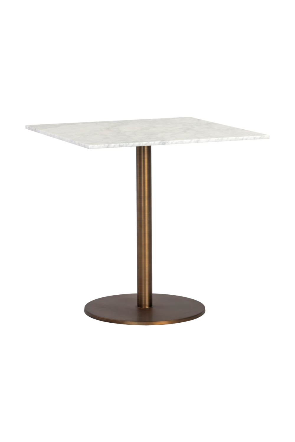 Modern European furniture - Art Deco Marble Square Bistro Table - www.oroa.com | Oroa.com