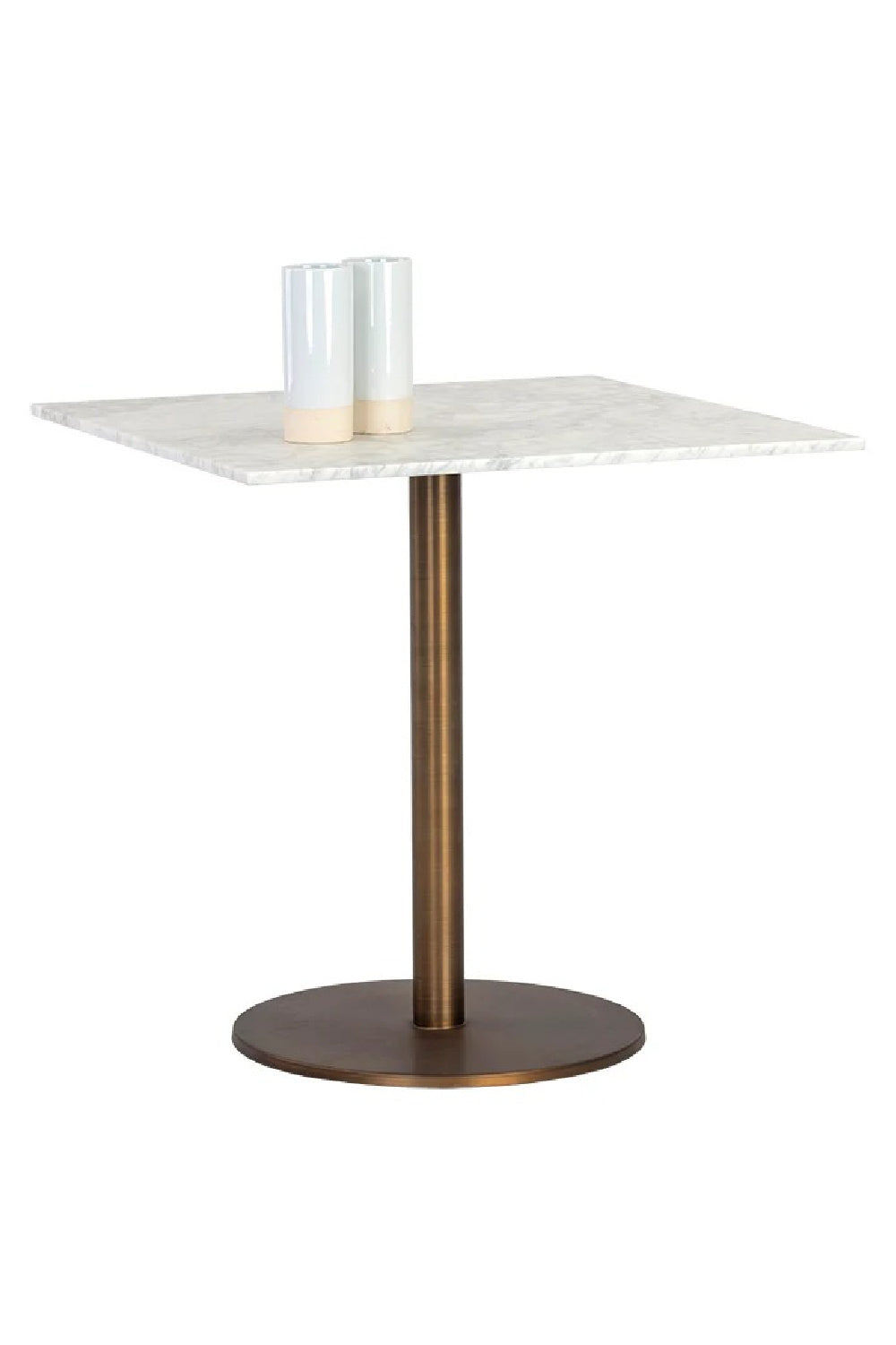 Modern European furniture - Art Deco Marble Square Bistro Table - www.oroa.com | Oroa.com
