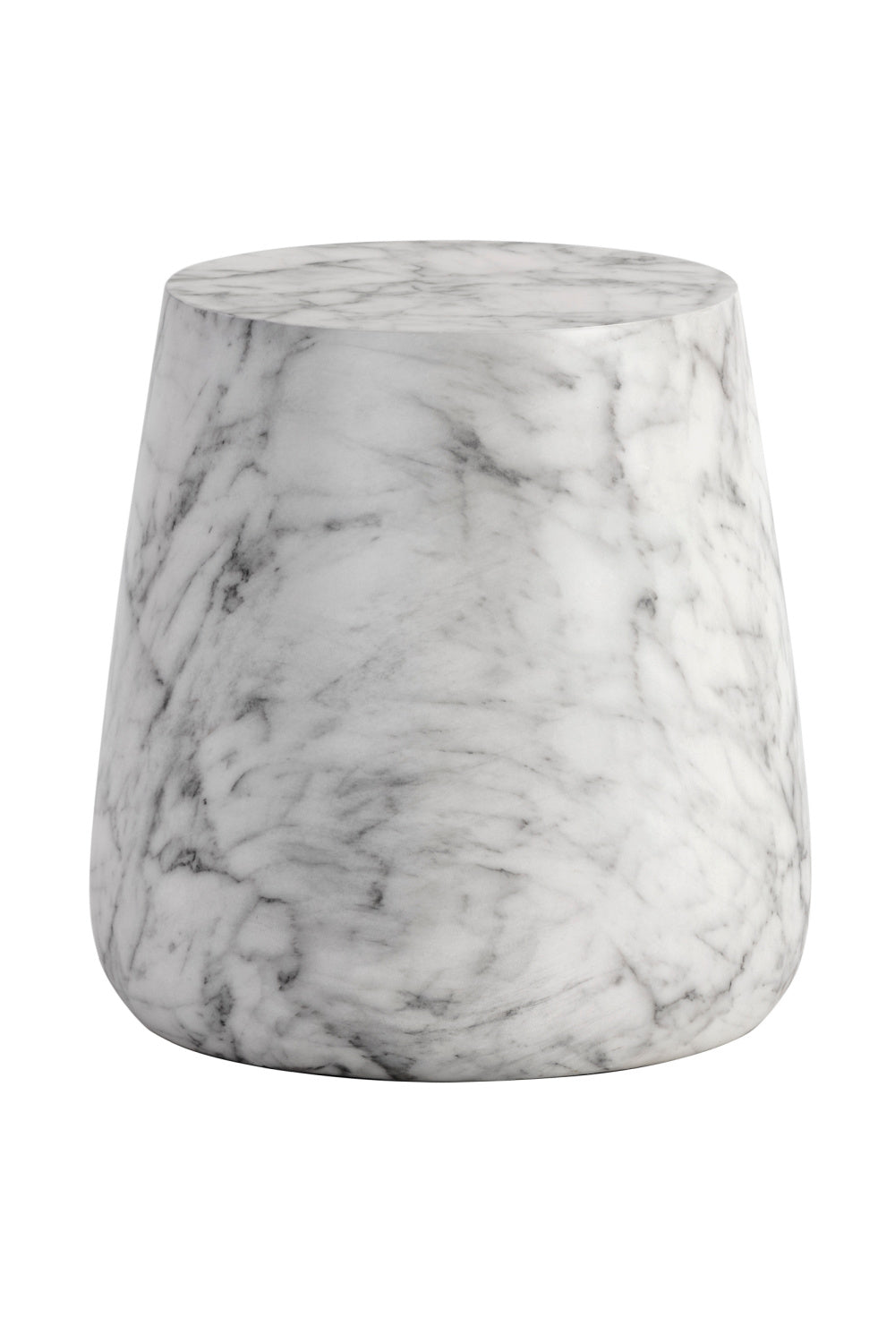 Modern European furniture - Marble Look Indoor/Outdoor Concrete End Table - www.oroa.com | Oroa.com
