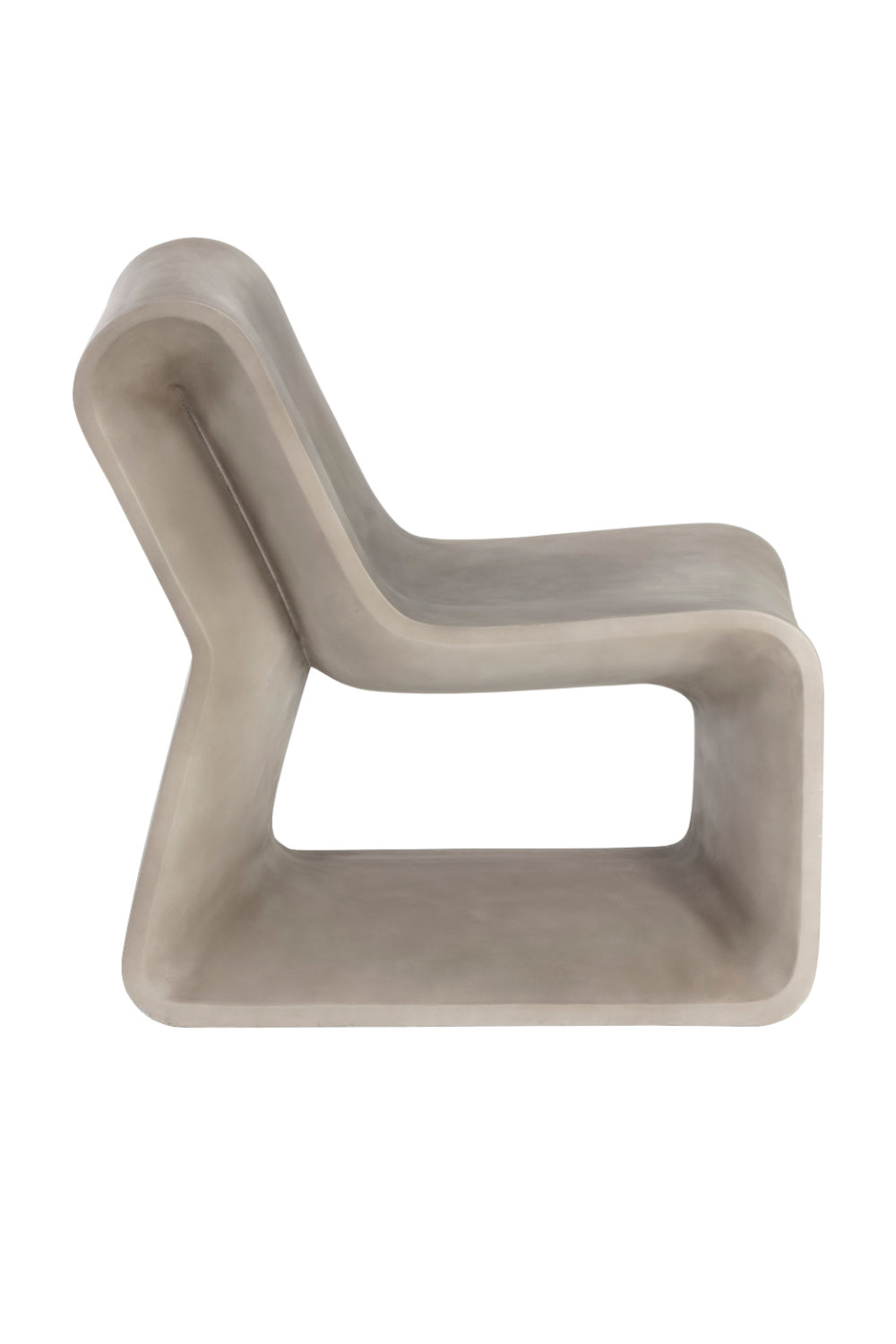 Modern European furniture - Gray Concrete Indoor/Outdoor Lounge Chair - www.oroa.com | Oroa.com