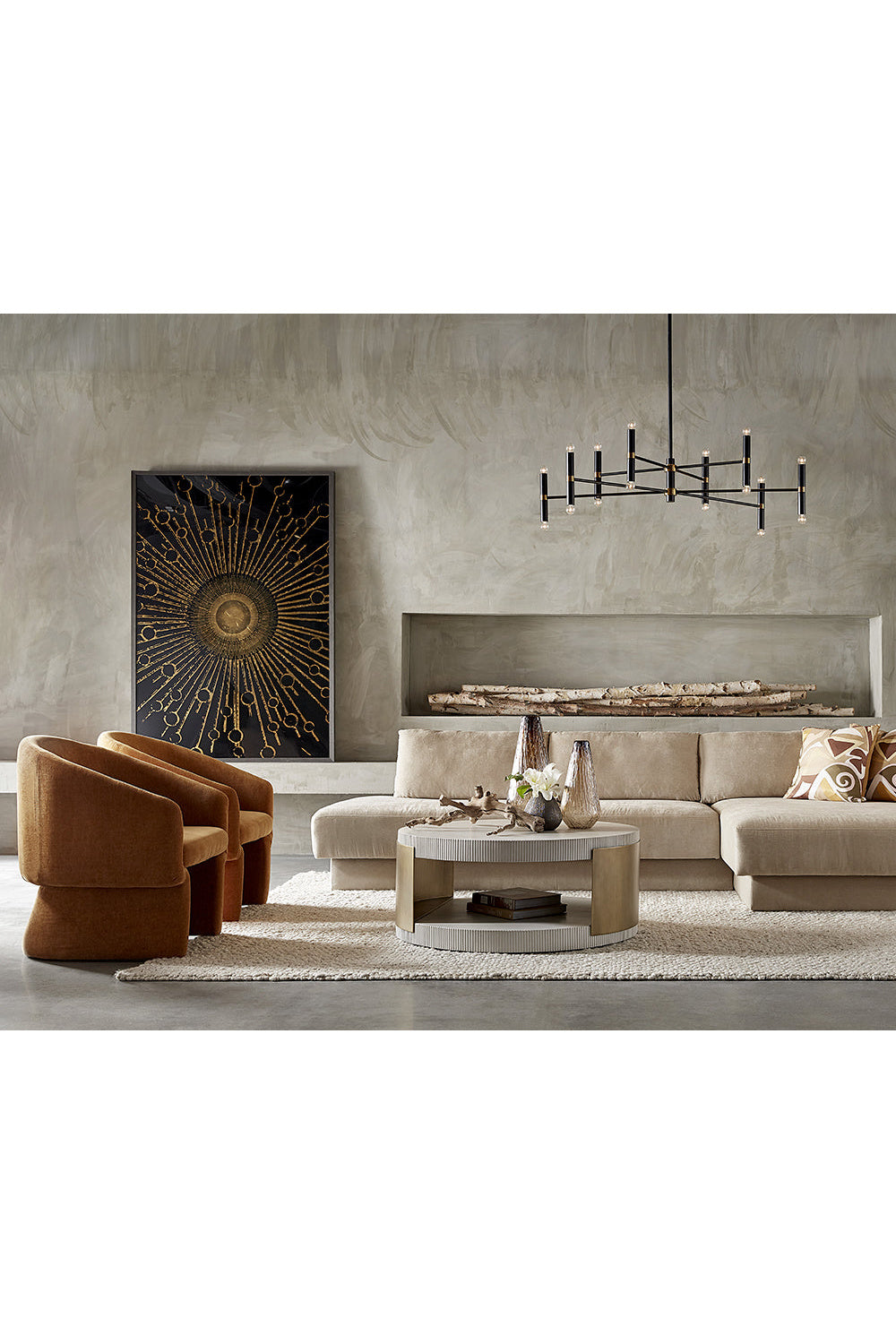Modern European furniture - White Ridged Indoor/Outdoor Coffee Table - www.oroa.com | Oroa.com