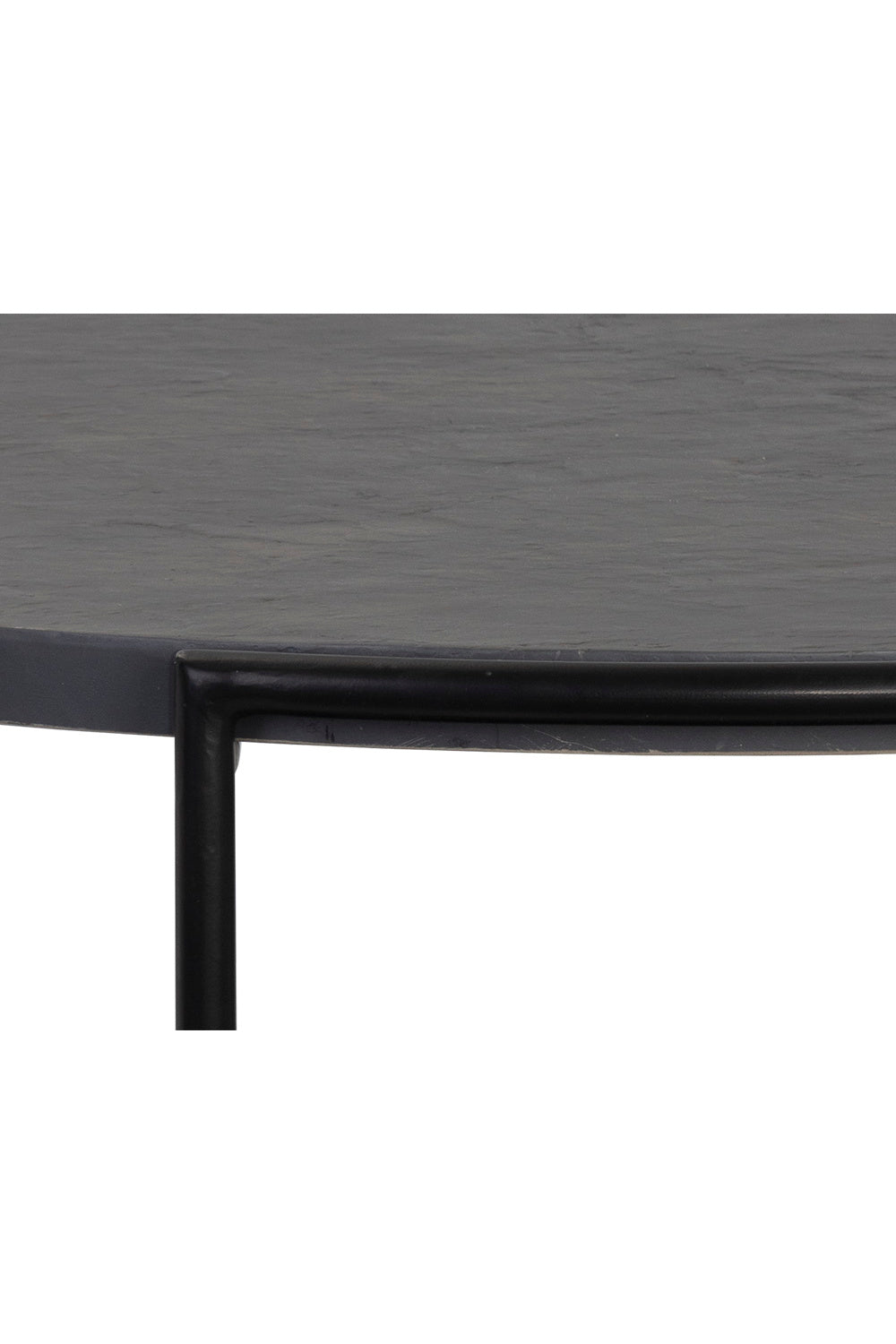 Modern European furniture - Black Round Indoor/Outdoor Coffee Table - www.oroa.com | Oroa.com