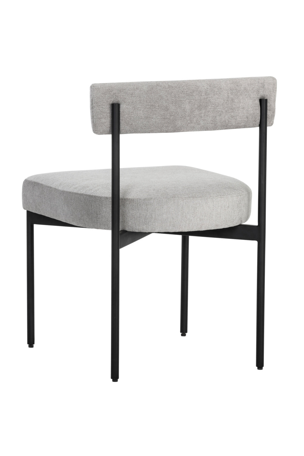 Modern European furniture - Gray Open-Back Dining Chairs (2) - www.oroa.com | Oroa.com