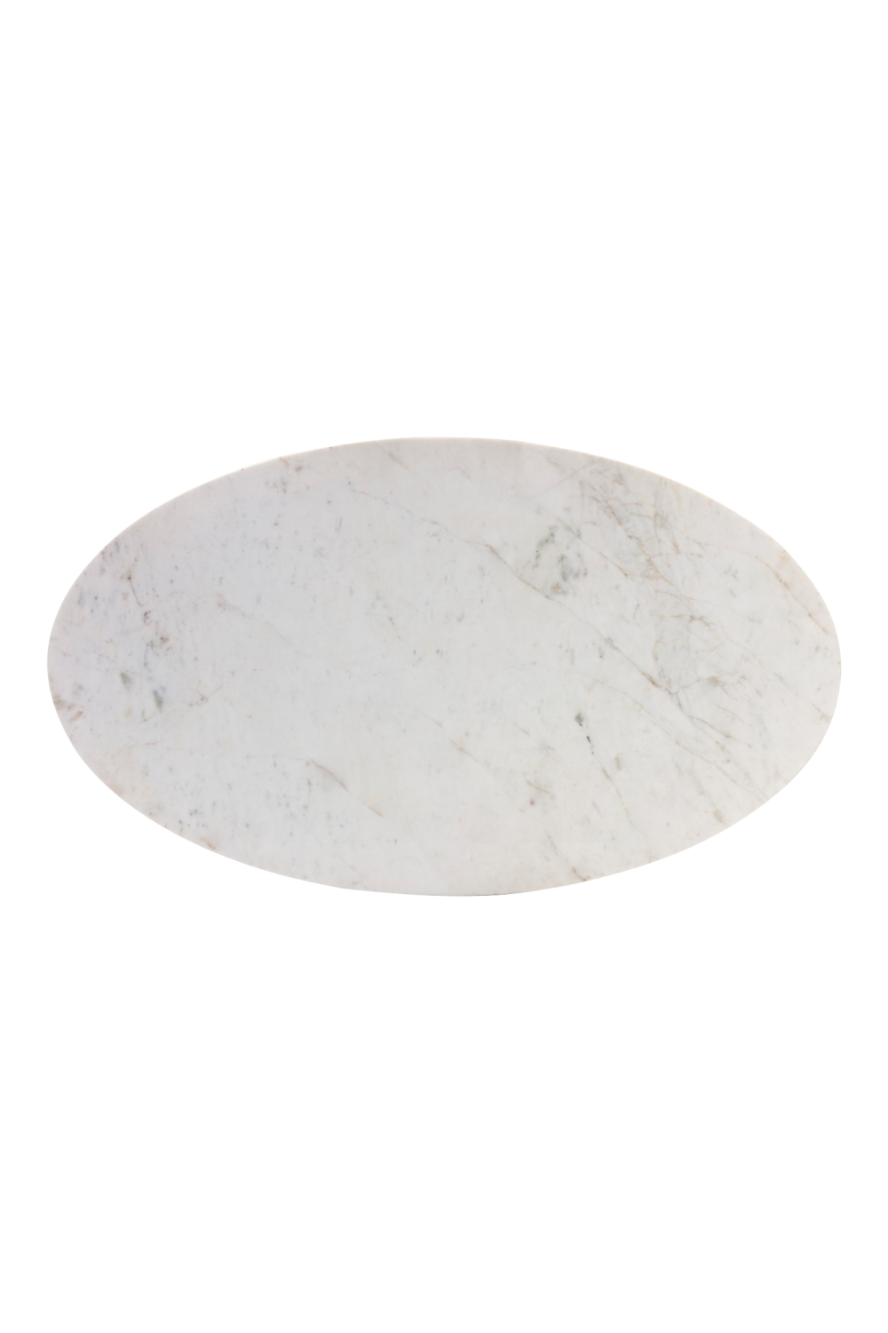 Modern European furniture - White Oval Marble Coffee Table - www.oroa.com | Oroa.com
