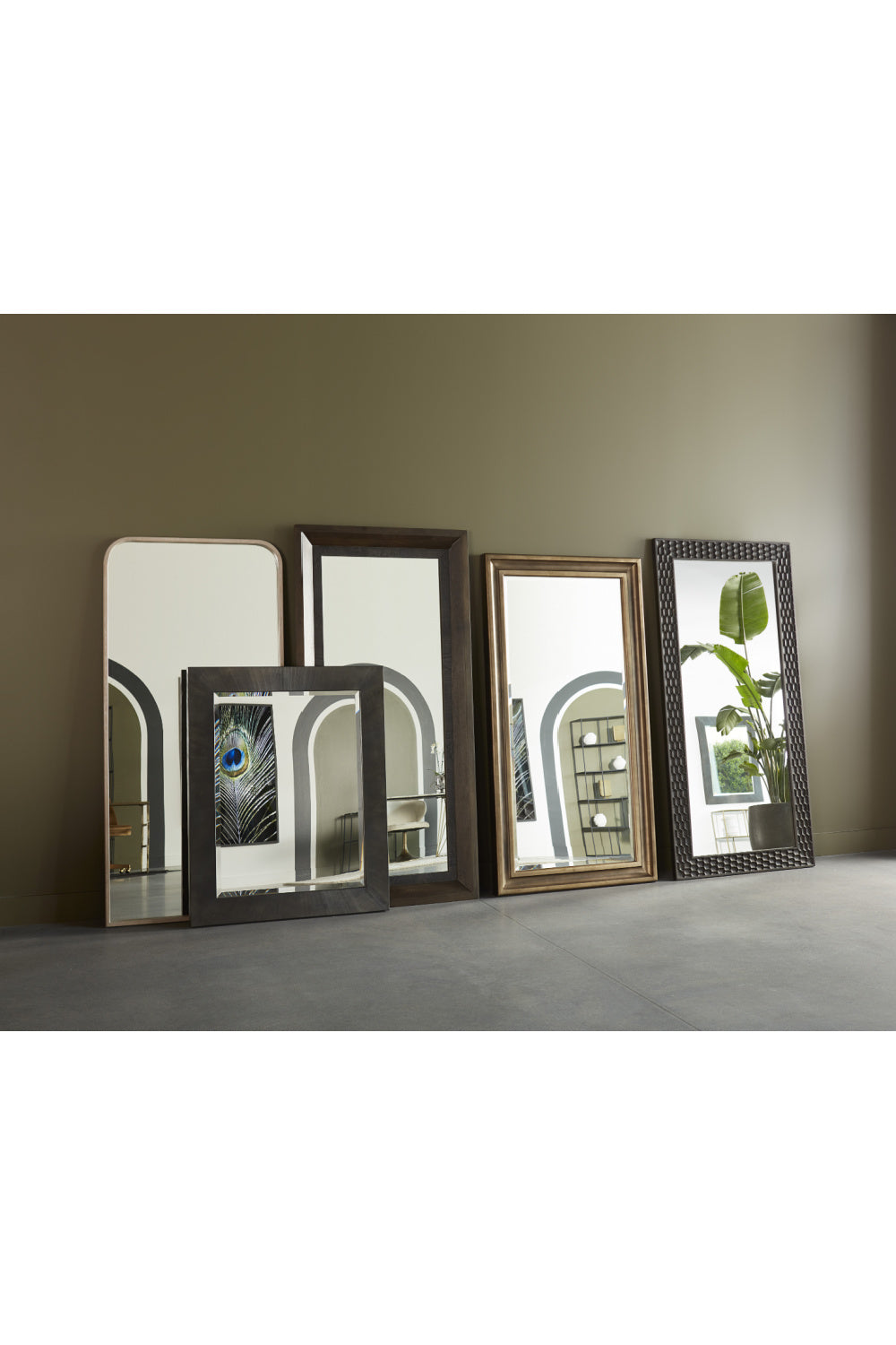 Modern European furniture - Iron Framed Floor Mirror - www.oroa.com | Oroa.com
